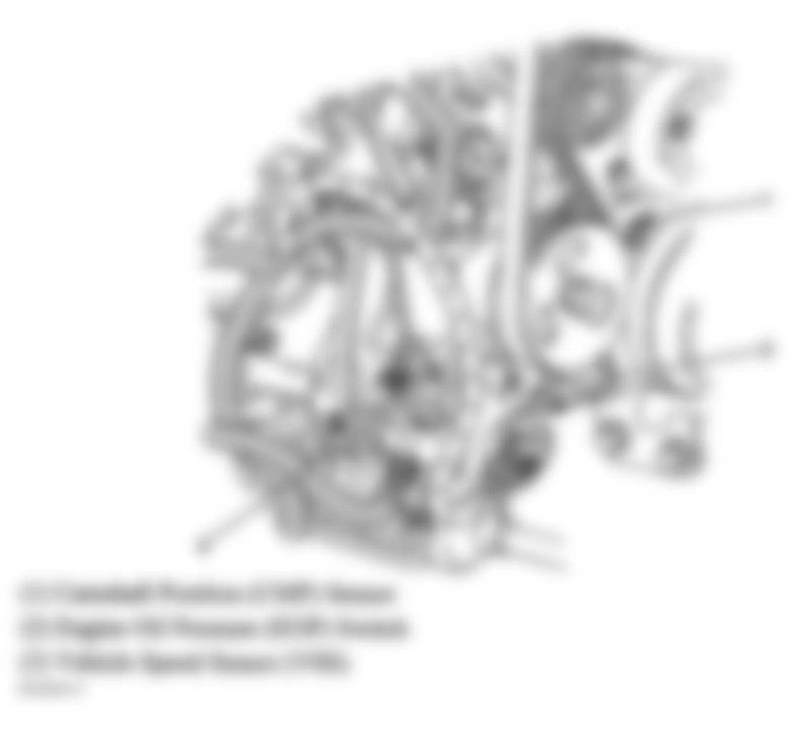 Buick Park Avenue Ultra 2005 - Component Locations -  Lower Right Front Of Engine (3.8L VIN K)