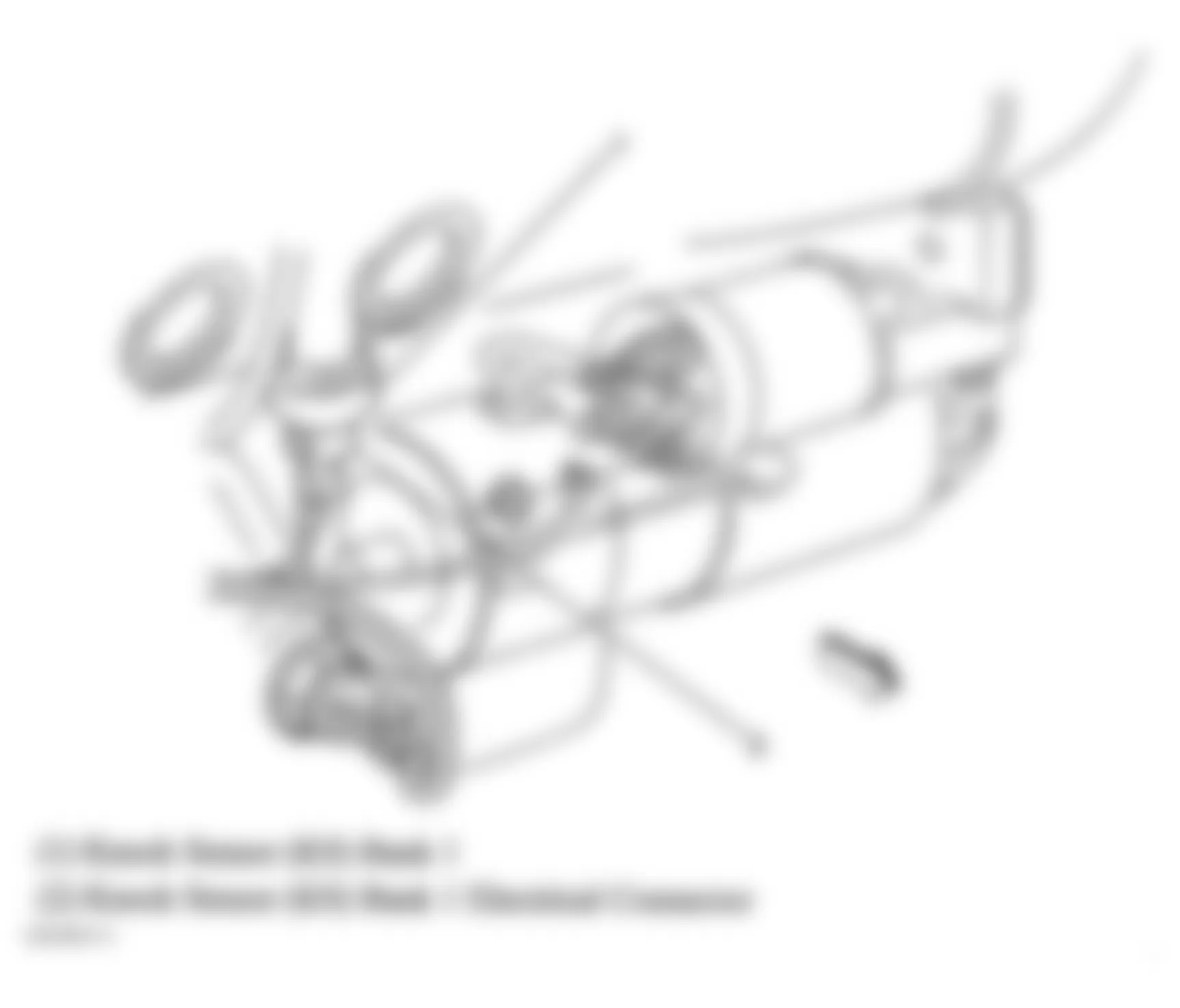 Buick Park Avenue Ultra 2005 - Component Locations -  Lower Left Side Of Engine (3.8L VIN K)