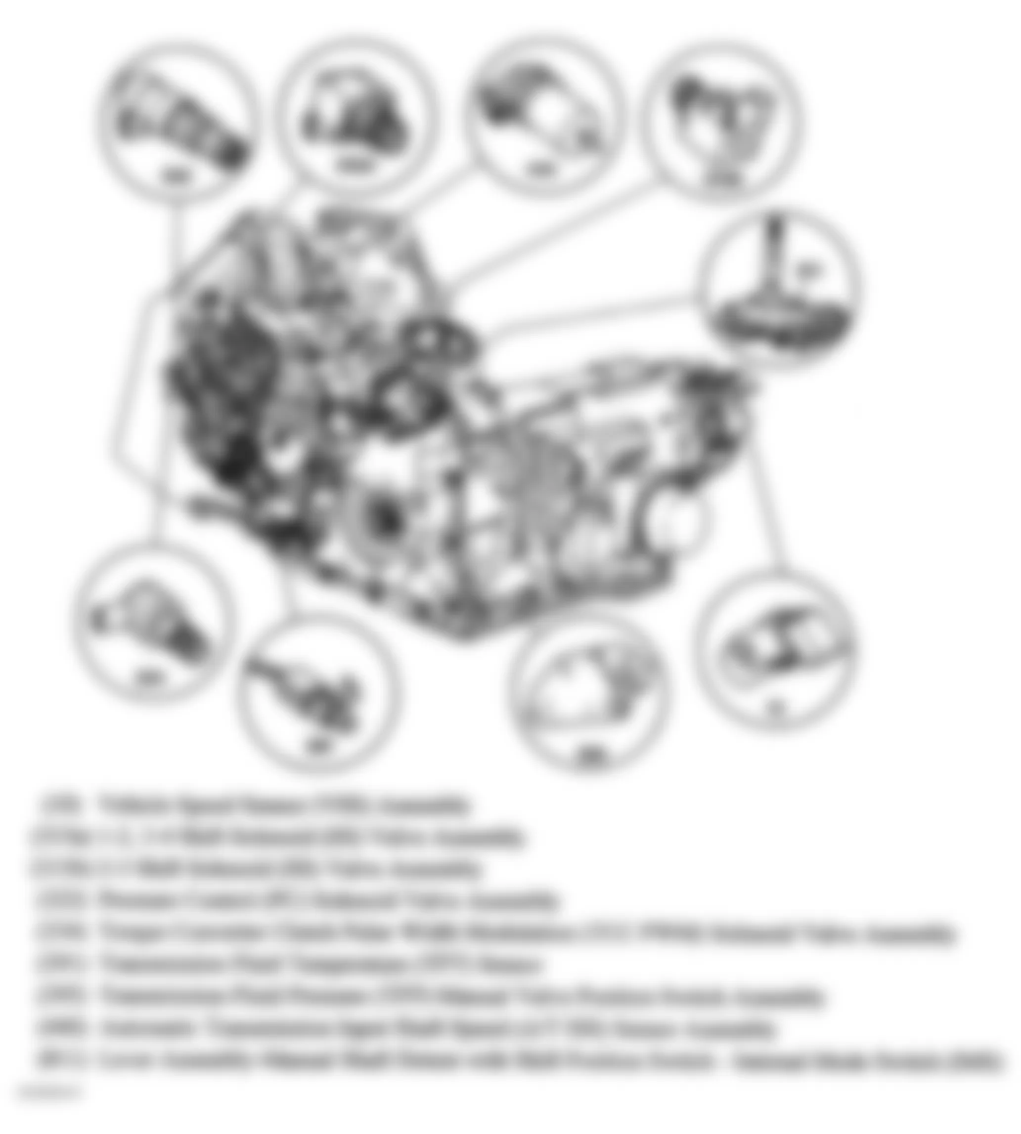 Buick Park Avenue Ultra 2005 - Component Locations -  A/T Components