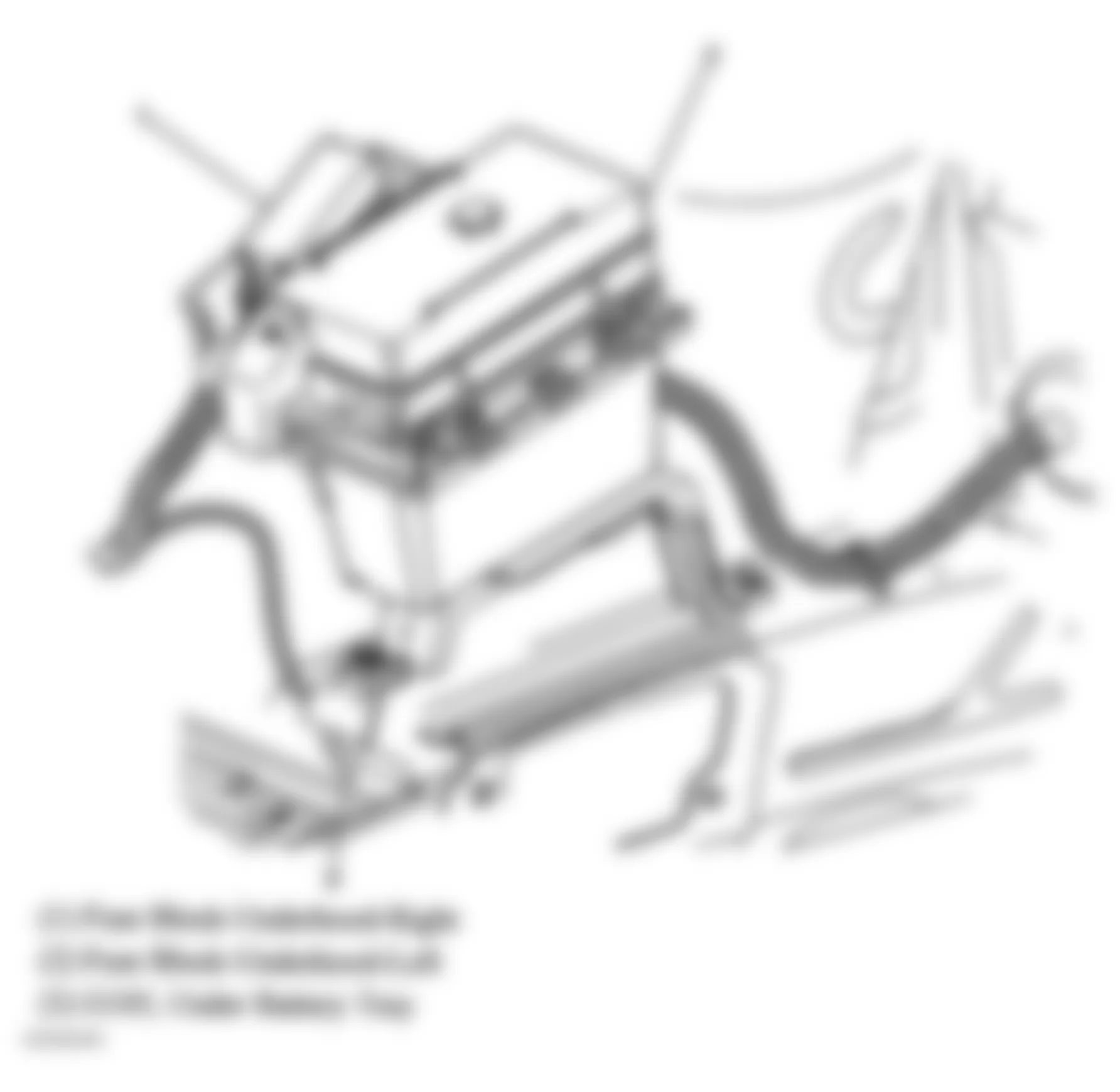 Buick Park Avenue Ultra 2005 - Component Locations -  Right Side Of Engine Compartment