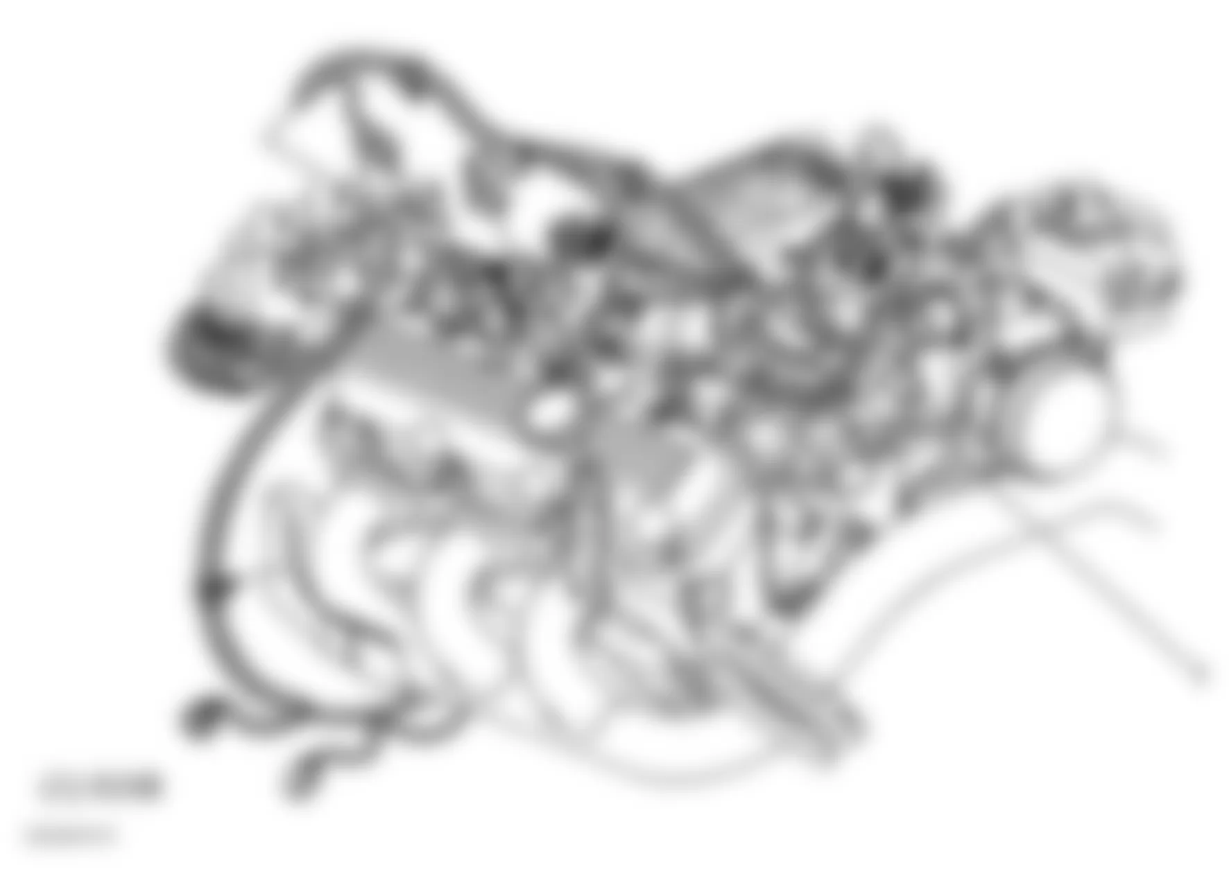 Buick Park Avenue Ultra 2005 - Component Locations -  Top Rear Of Engine