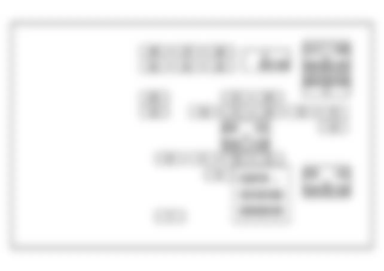 Buick Park Avenue Ultra 2005 - Component Locations -  Identifying Rear Fuse Block Components