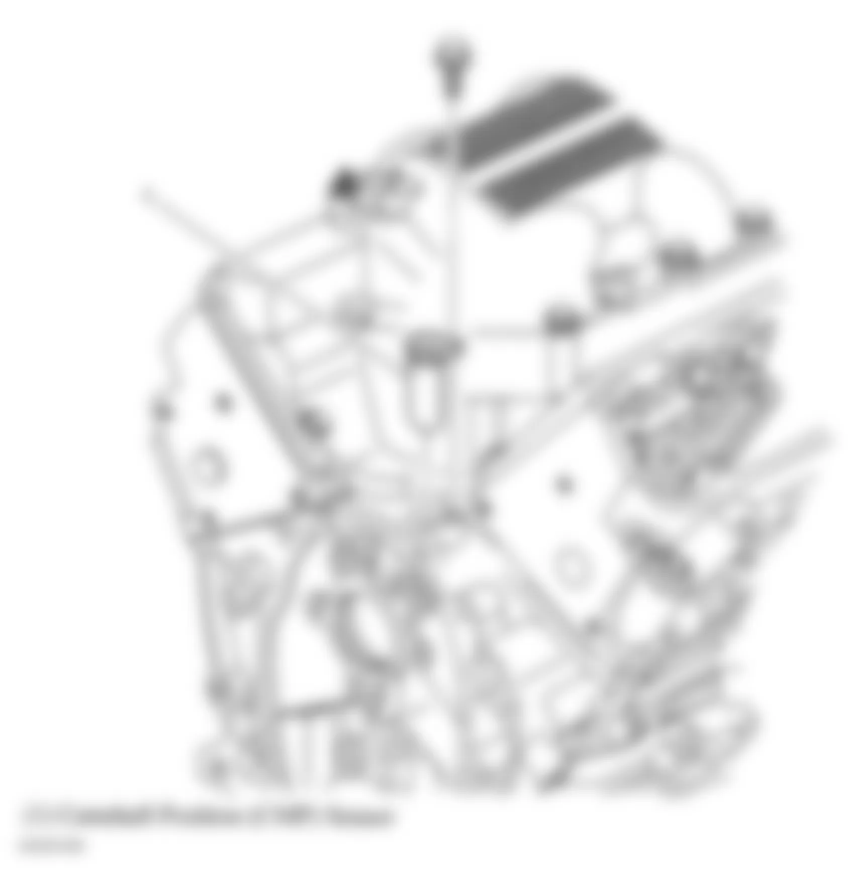 Buick Rendezvous CXL 2005 - Component Locations -  Front Of Engine