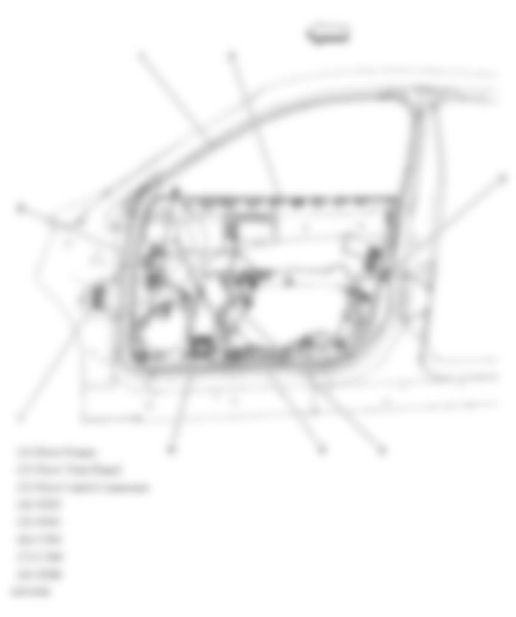 Buick LaCrosse CX 2006 - Component Locations -  Drivers Door