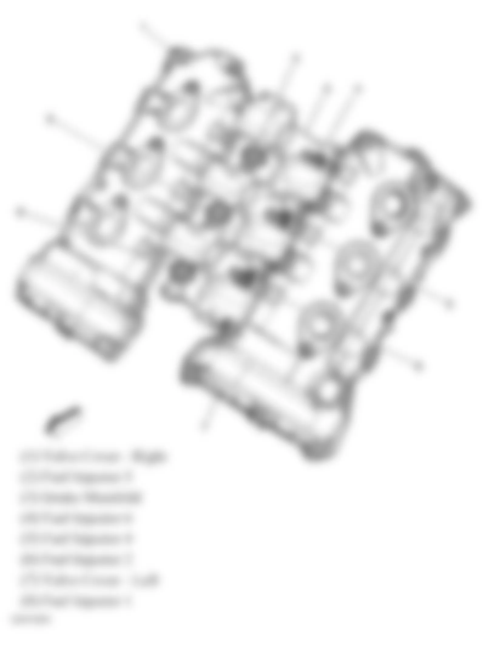 Buick LaCrosse CX 2006 - Component Locations -  Top Of Engine (3.6L)