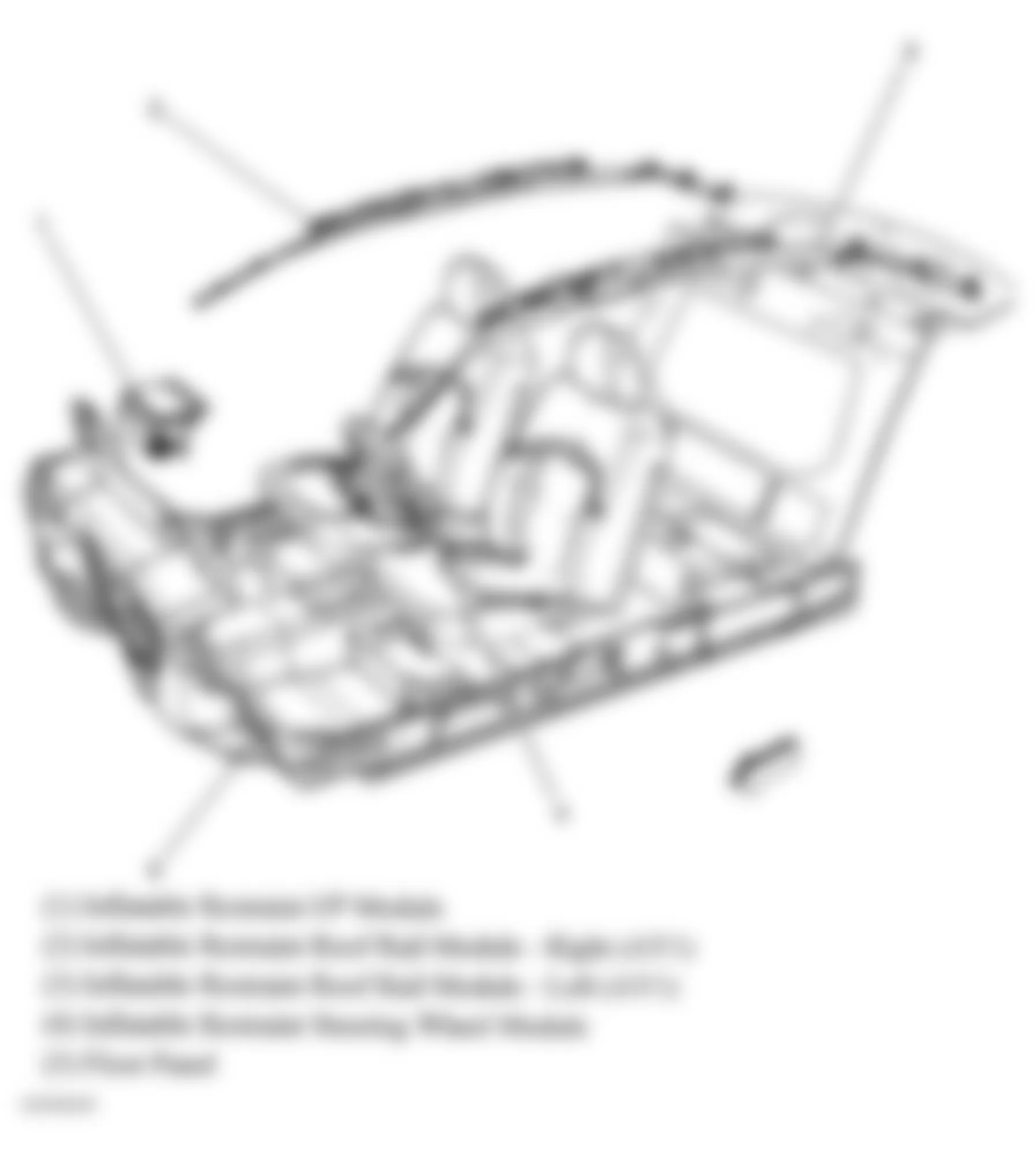 Buick LaCrosse CXL 2006 - Component Locations -  Vehicle Overview