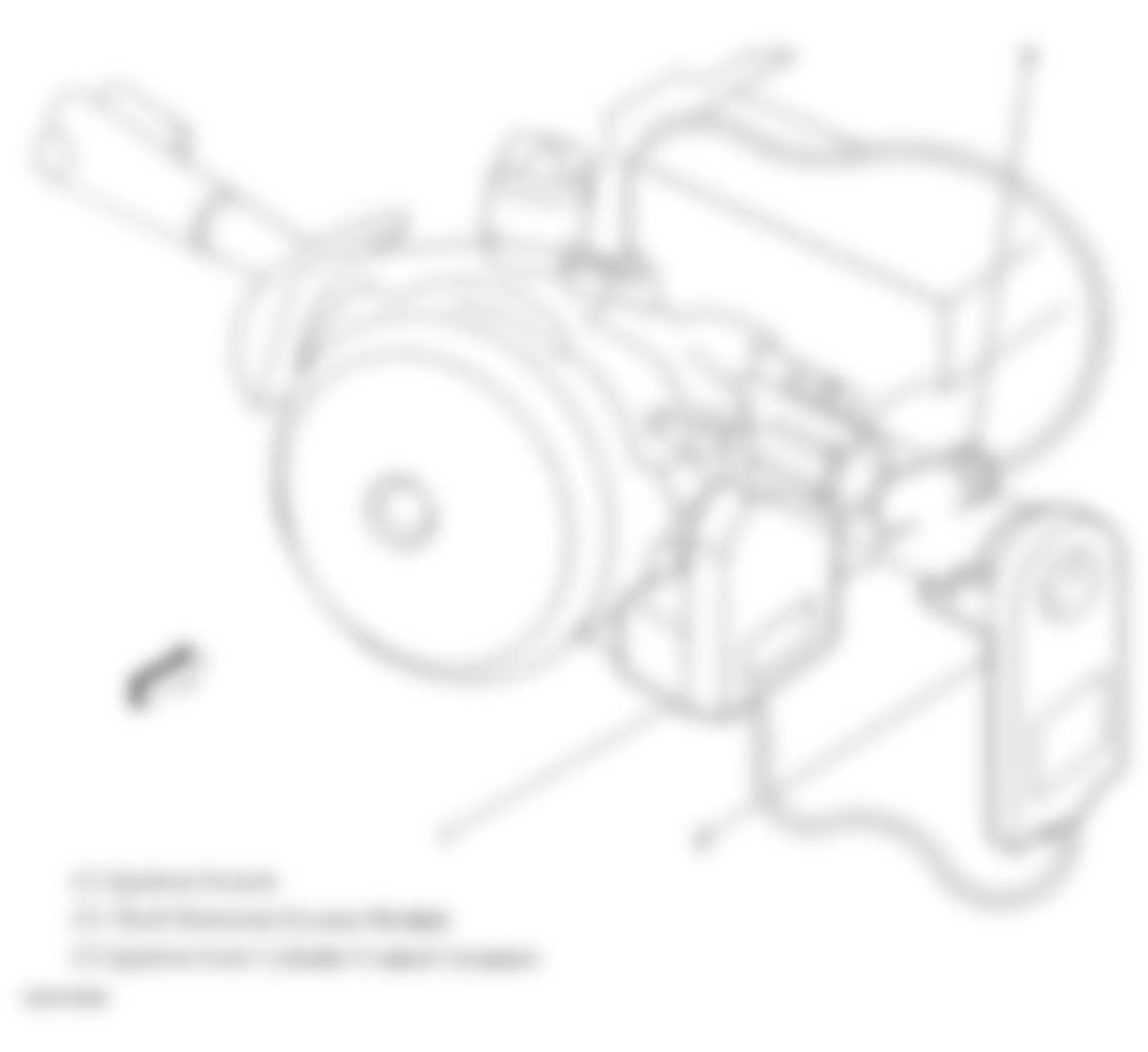 Buick LaCrosse CXL 2006 - Component Locations -  Top Of Steering Column