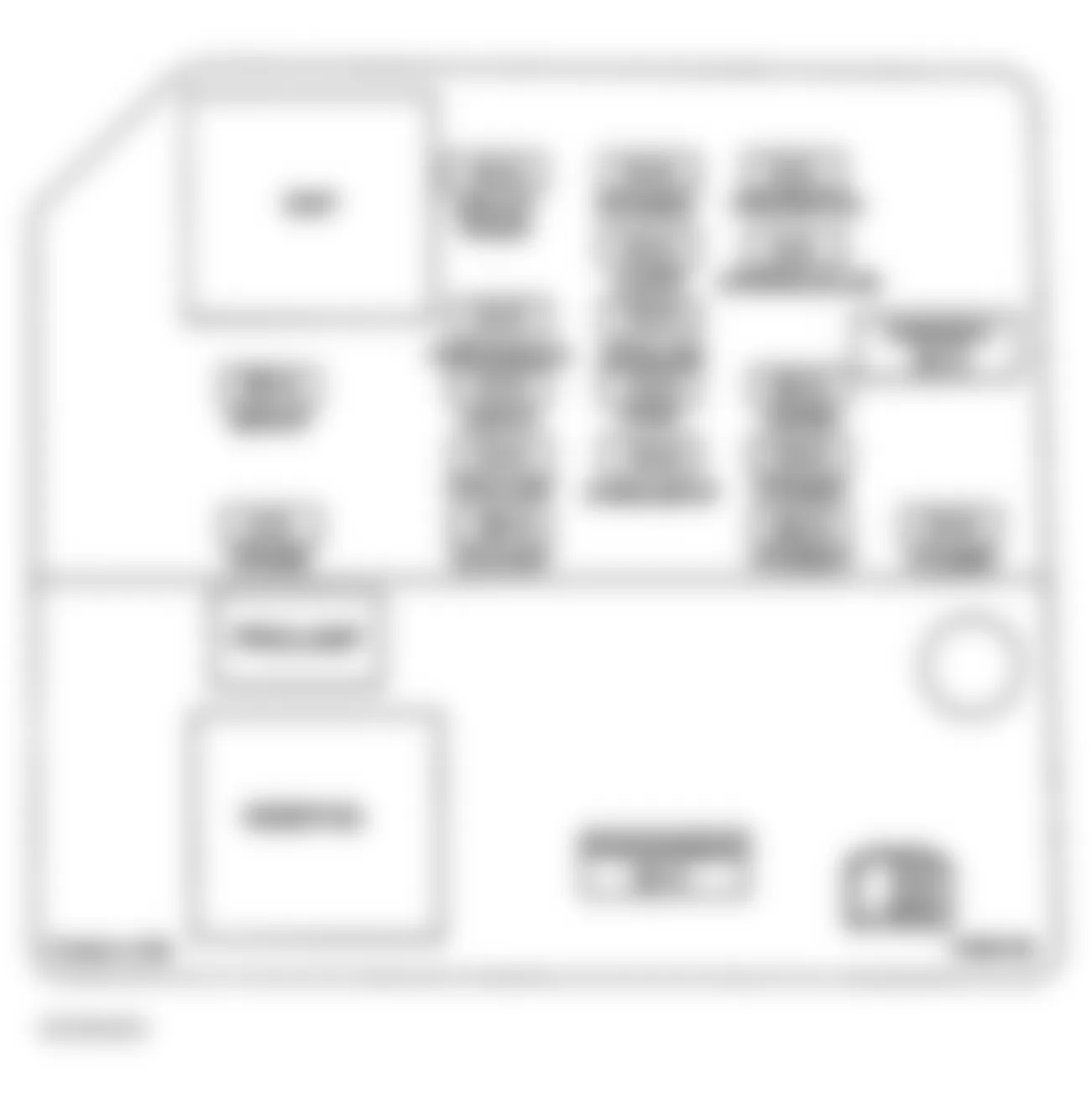 Buick LaCrosse CXL 2006 - Component Locations -  I/P Fuse Block