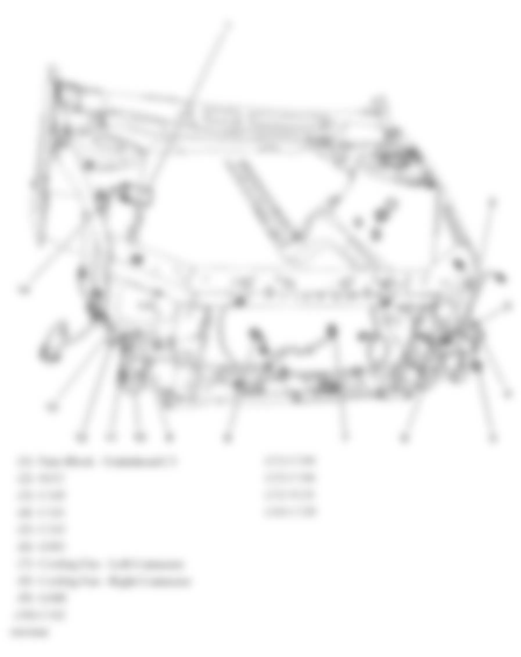 Buick LaCrosse CXL 2006 - Component Locations -  Front Of Vehicle