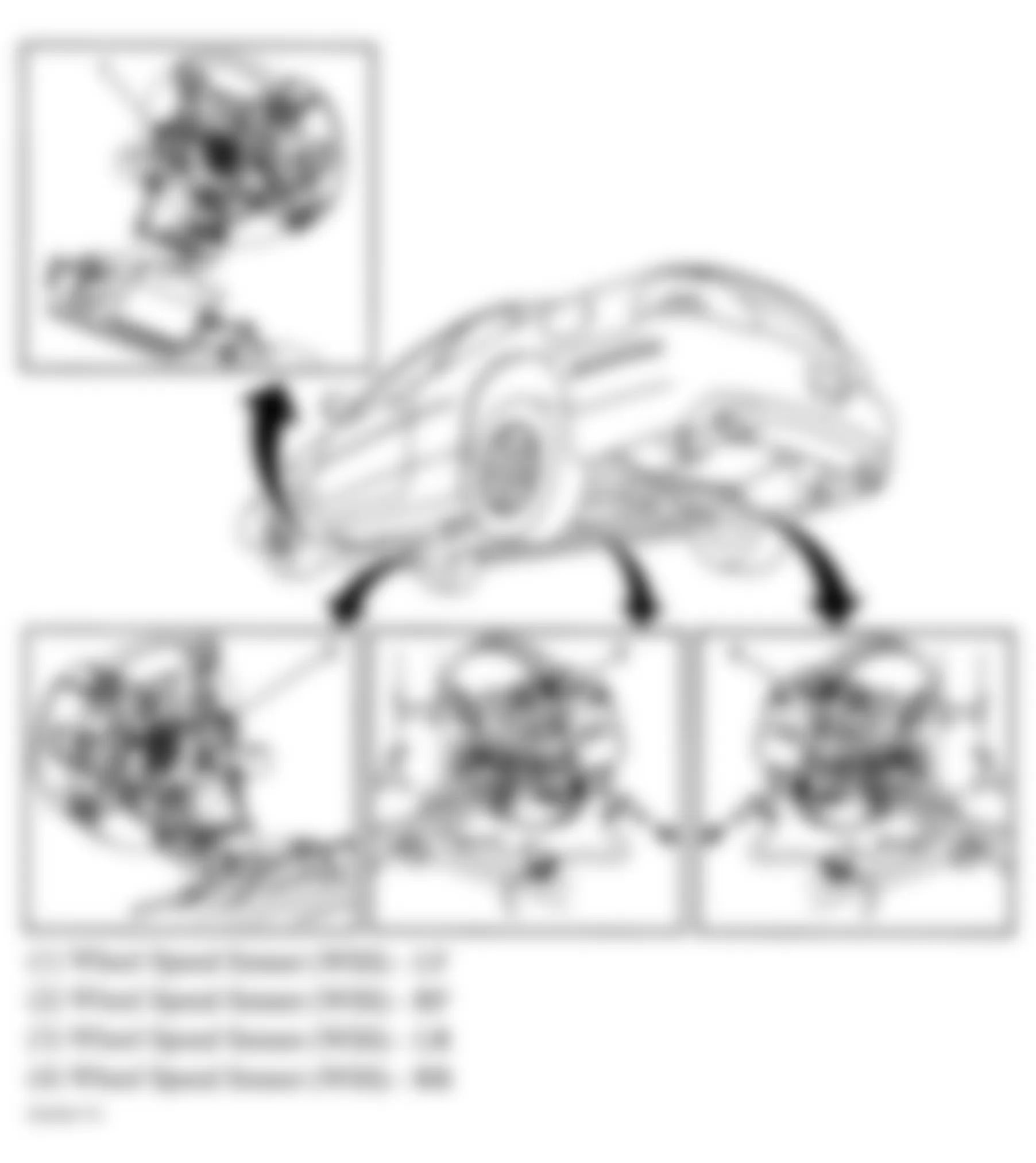 Buick LaCrosse CXS 2006 - Component Locations - Vehicle Overview