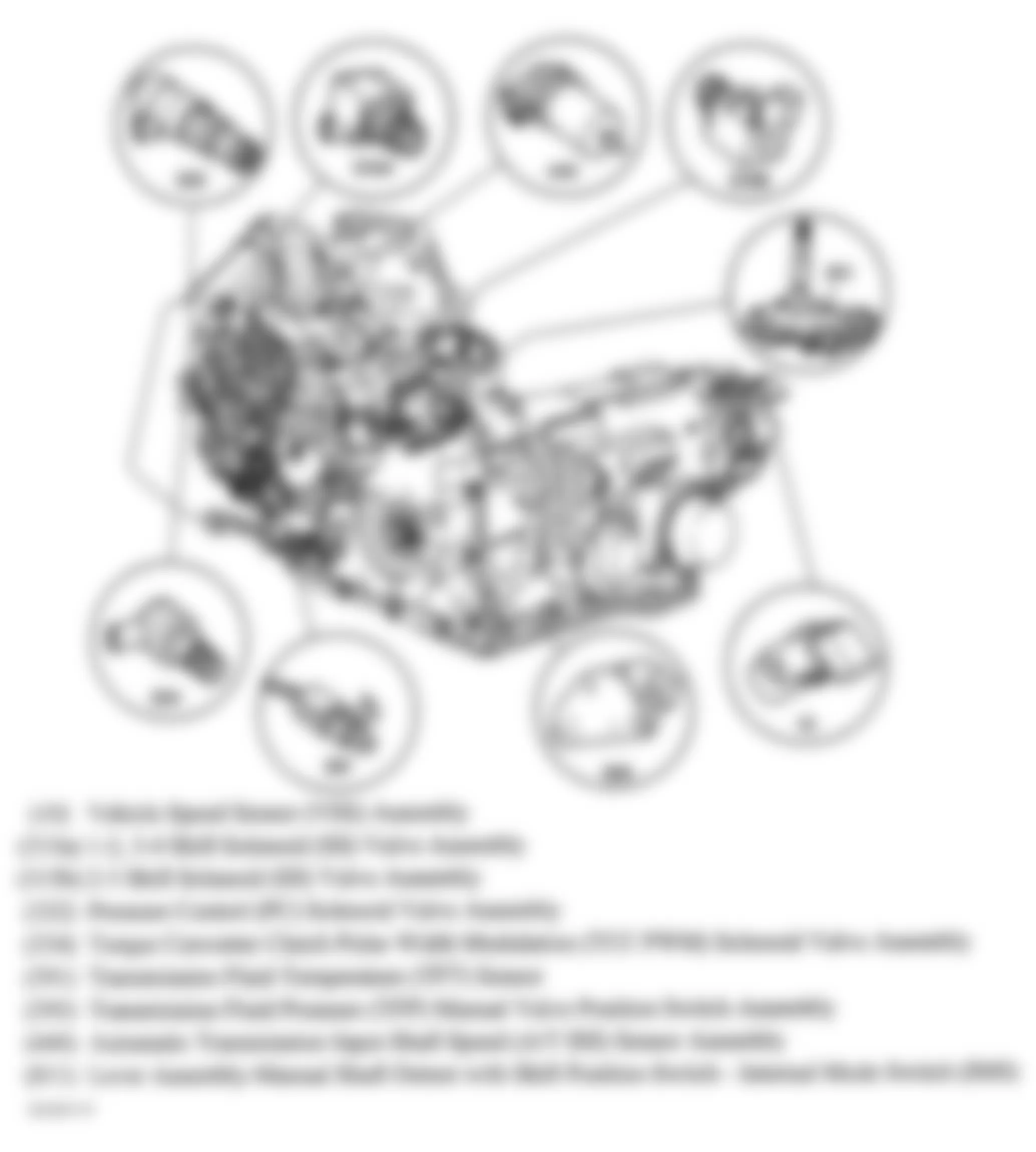 Buick LaCrosse CXS 2006 - Component Locations - Automatic Transmission Assembly