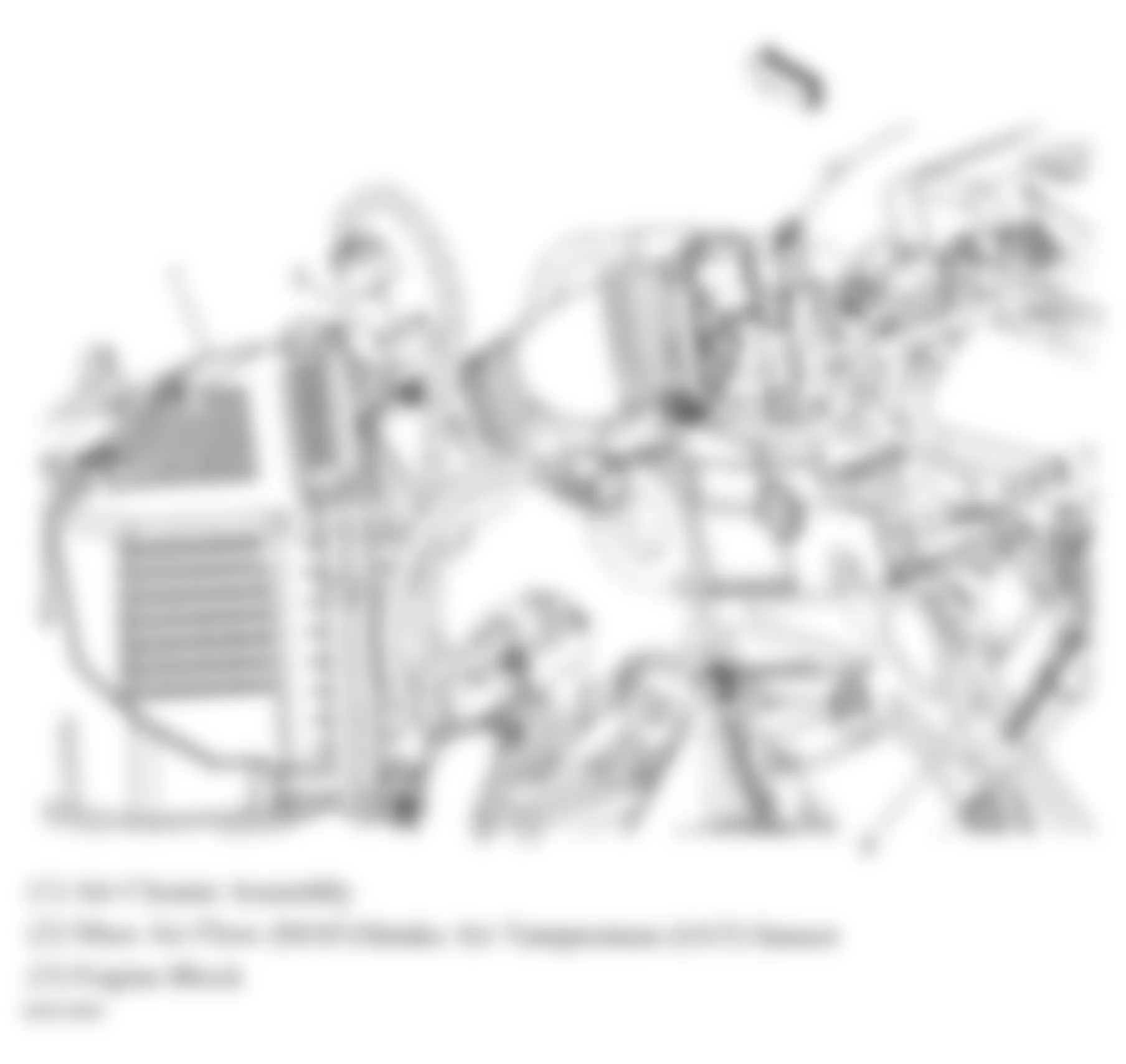 Buick LaCrosse CXS 2006 - Component Locations - Upper Left Side Of Engine (3.6L)