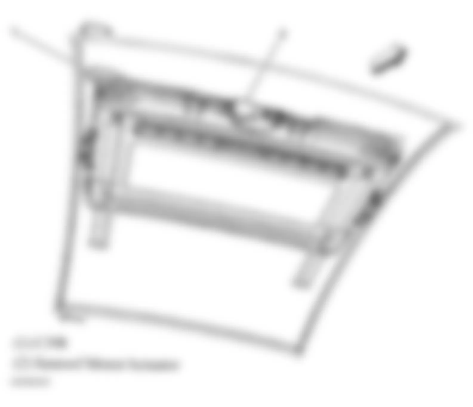 Buick LaCrosse CXS 2006 - Component Locations - Power Roof Components