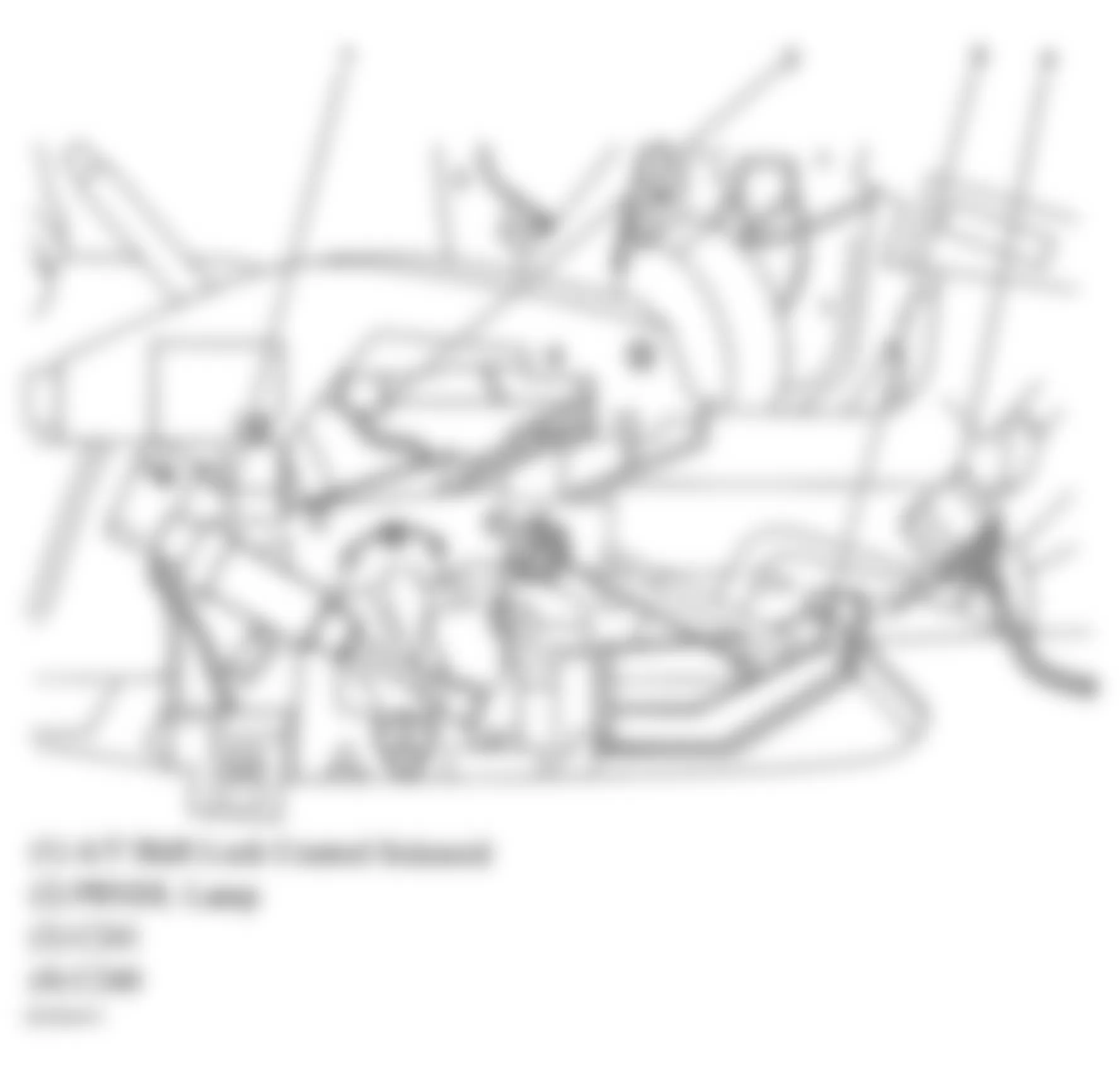 Buick LaCrosse CXS 2006 - Component Locations - Center Console