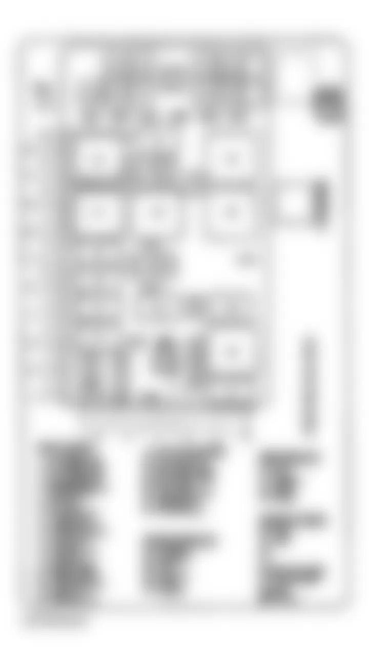 Buick LaCrosse CXS 2006 - Component Locations - Underhood Fuse Block