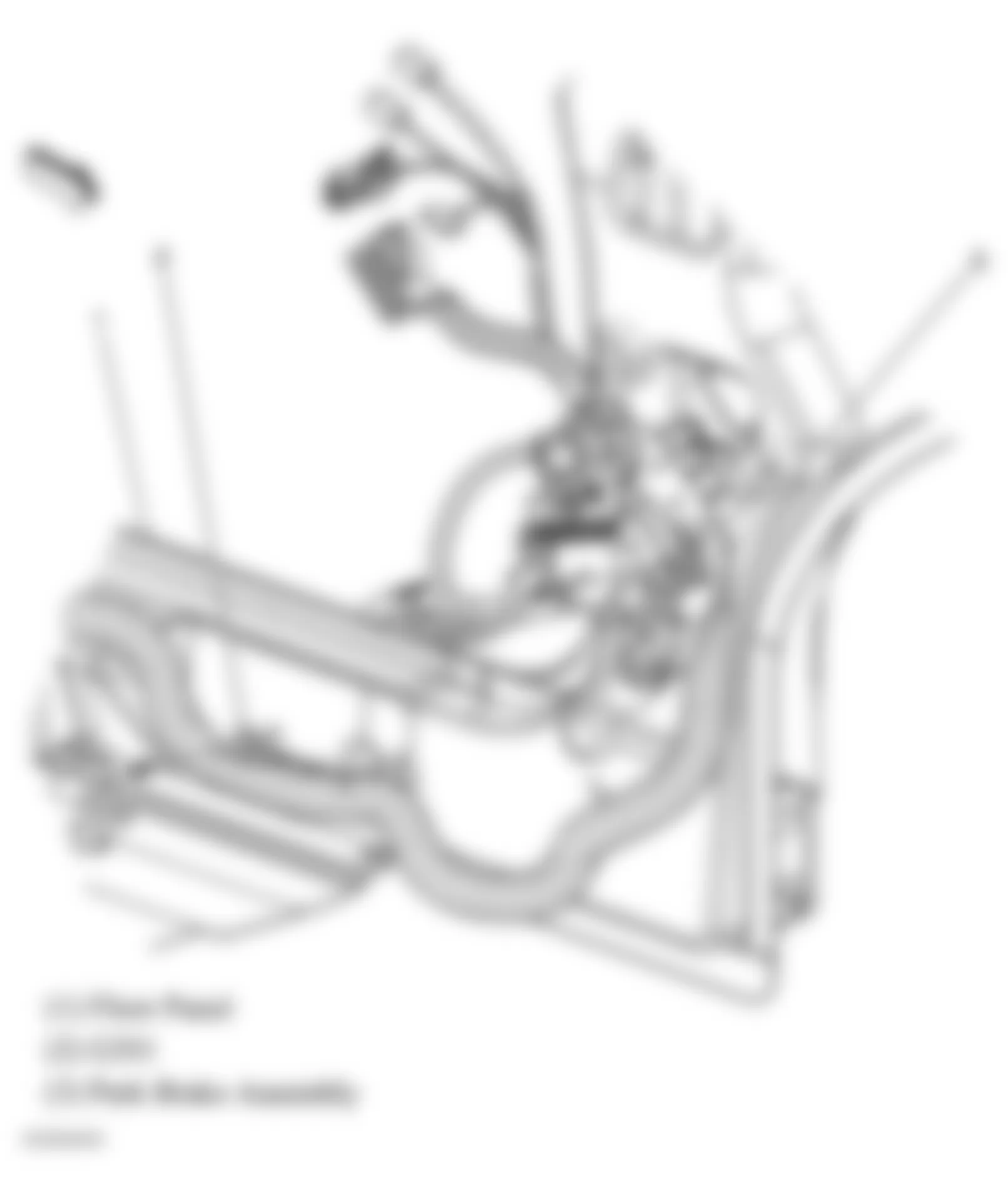 Buick LaCrosse CXS 2006 - Component Locations - Left Kick Panel