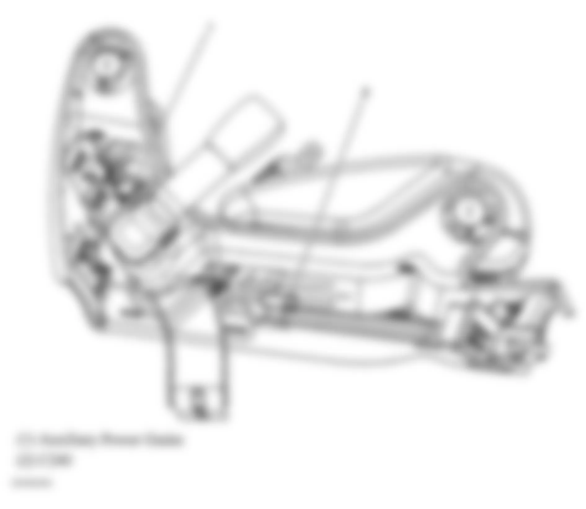 Buick LaCrosse CXS 2006 - Component Locations - Console Harness