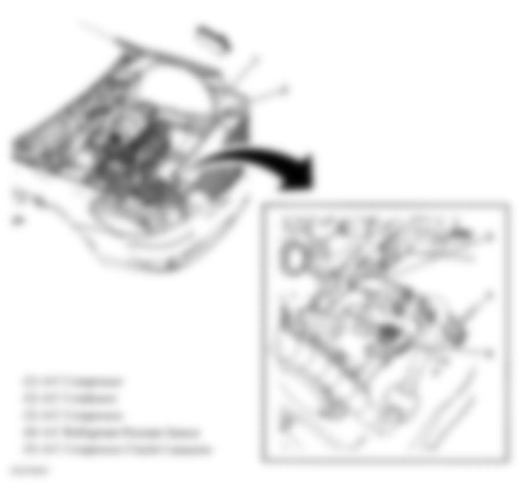 Buick Lucerne CX 2006 - Component Locations -  Engine Compartment