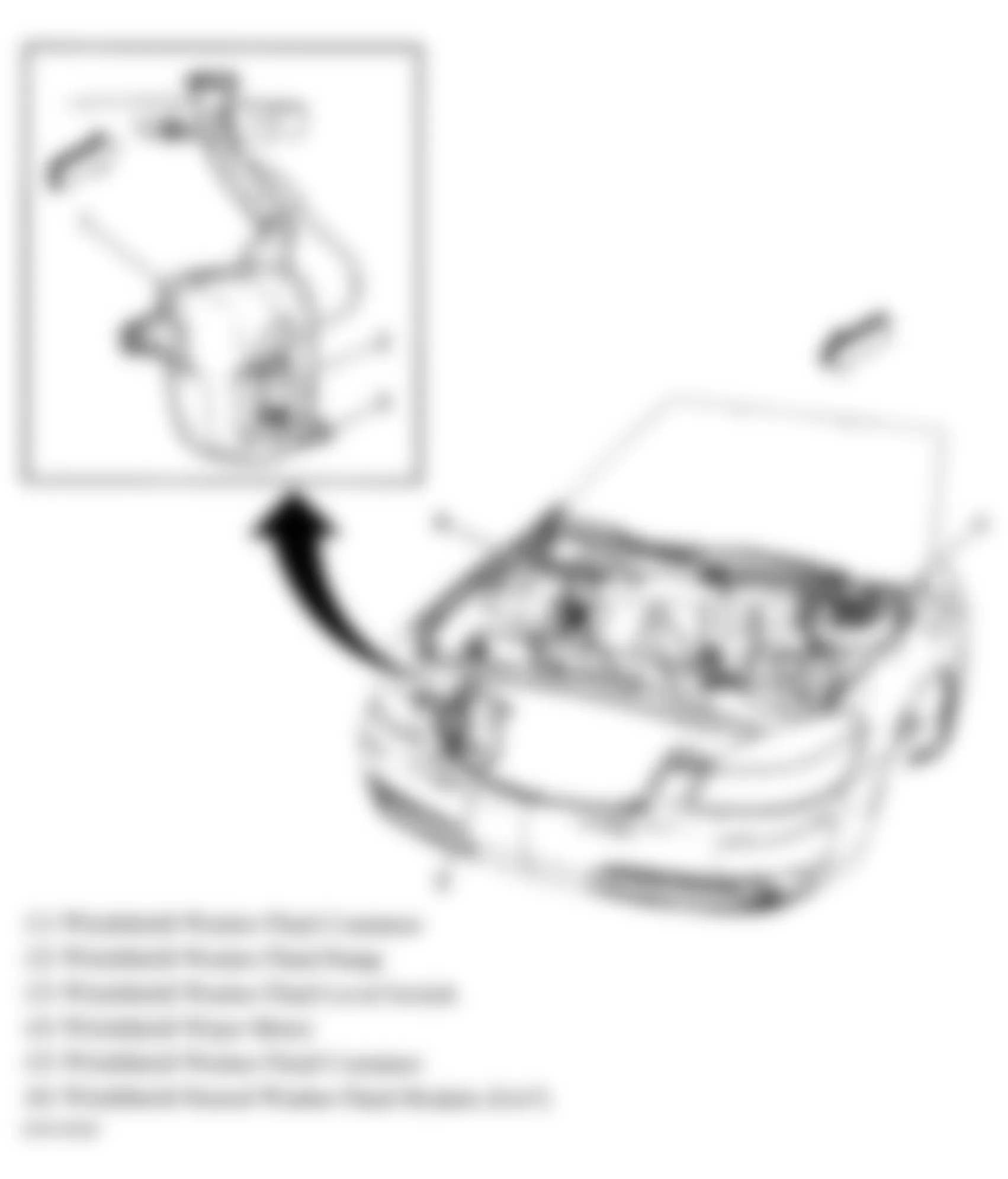 Buick Lucerne CXL 2006 - Component Locations -  Engine Compartment