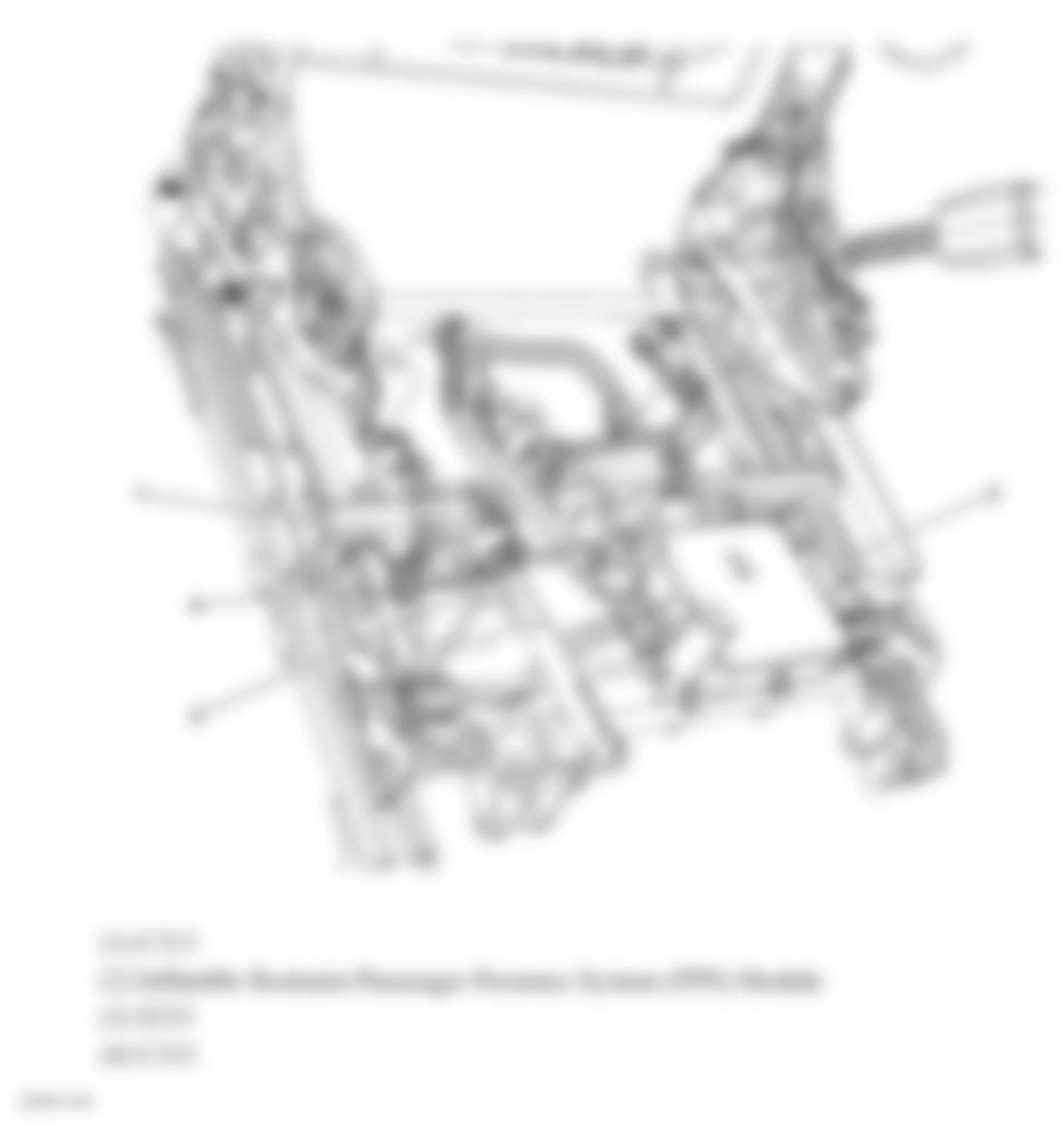 Buick LaCrosse CXL 2007 - Component Locations -  Passenger Seat