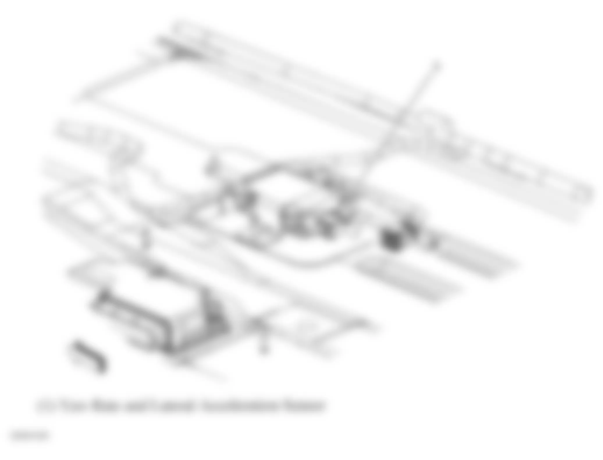 Buick Rainier 2007 - Component Locations -  Under Front Passenger Seat