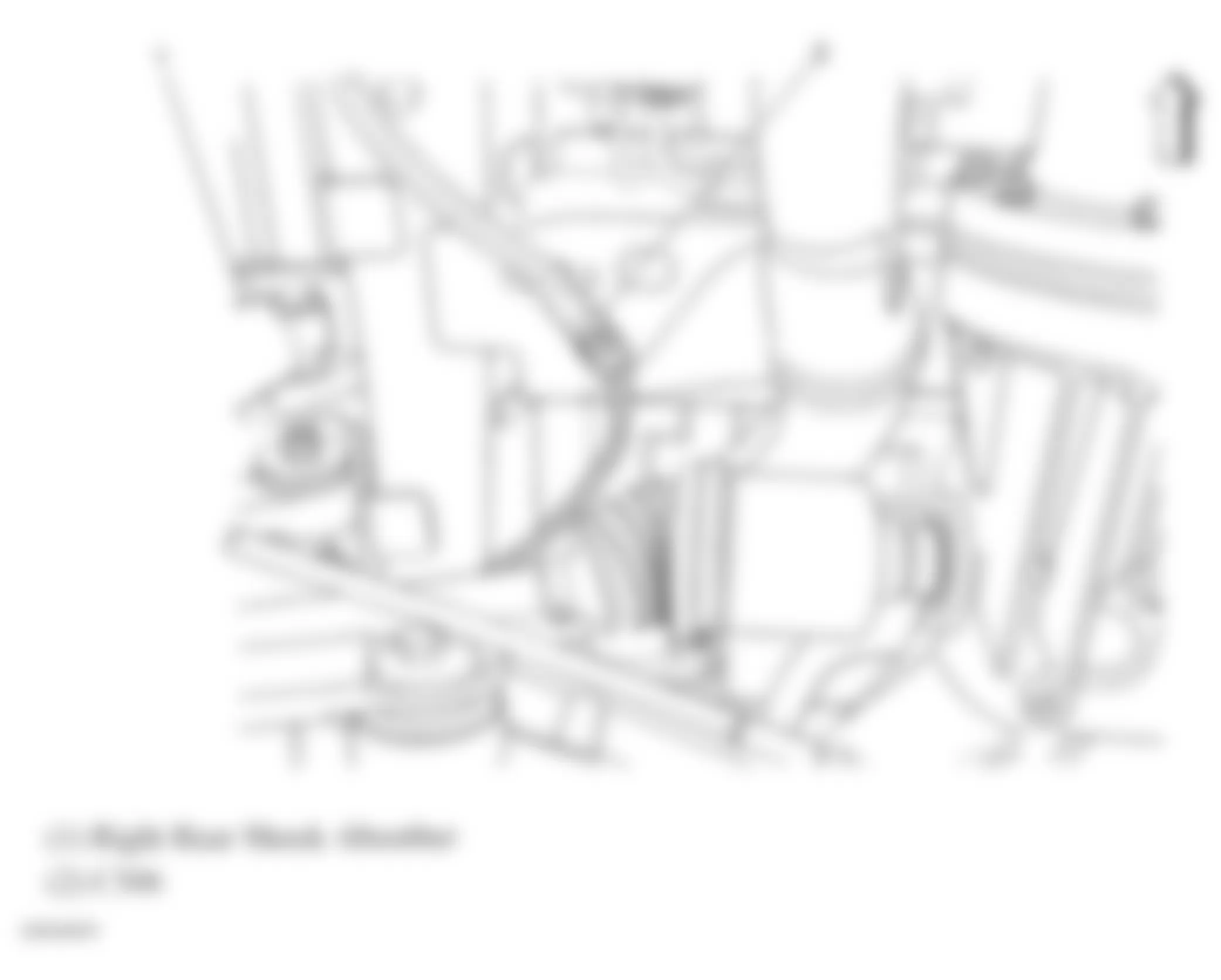Buick Rendezvous CXL 2007 - Component Locations -  Under Right Rear Of Vehicle