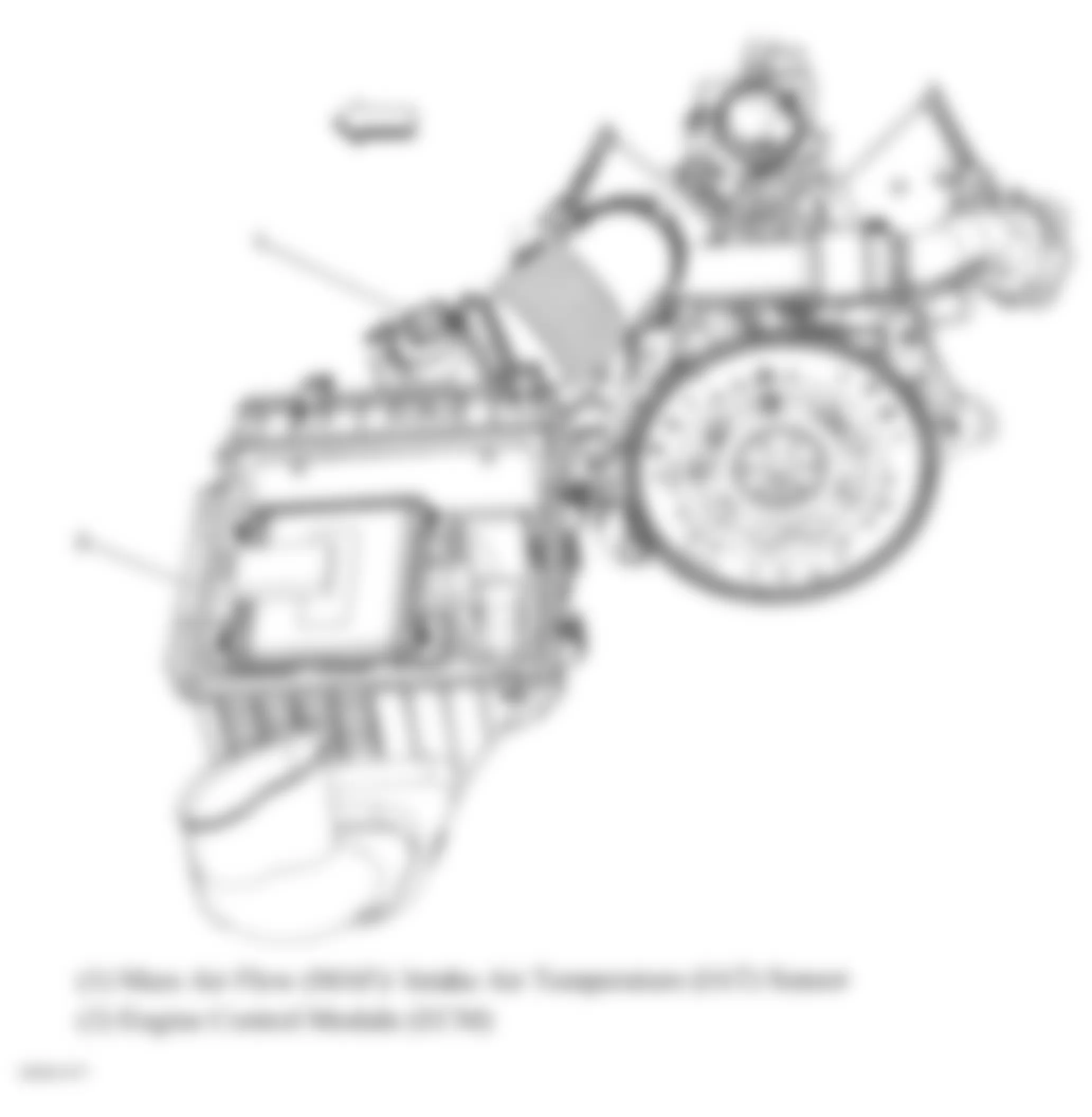 Buick Terraza CX 2007 - Component Locations -  Air Intake