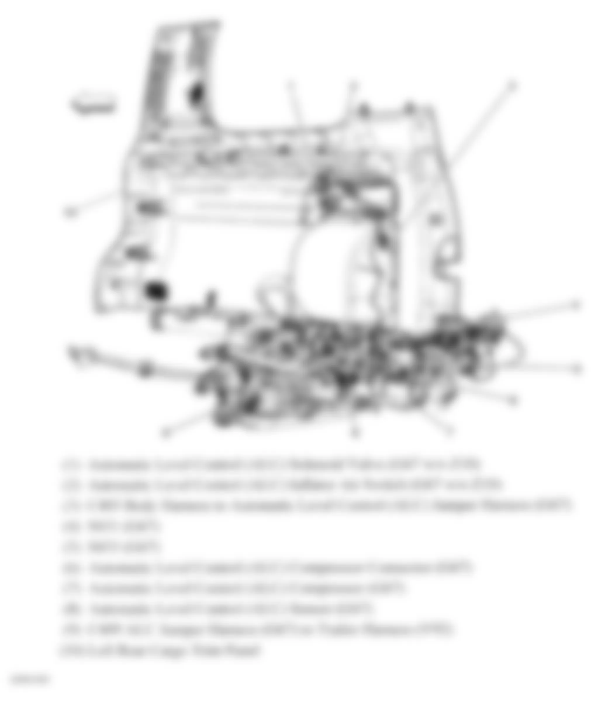 Buick Terraza CX 2007 - Component Locations -  Left Rear Underbody