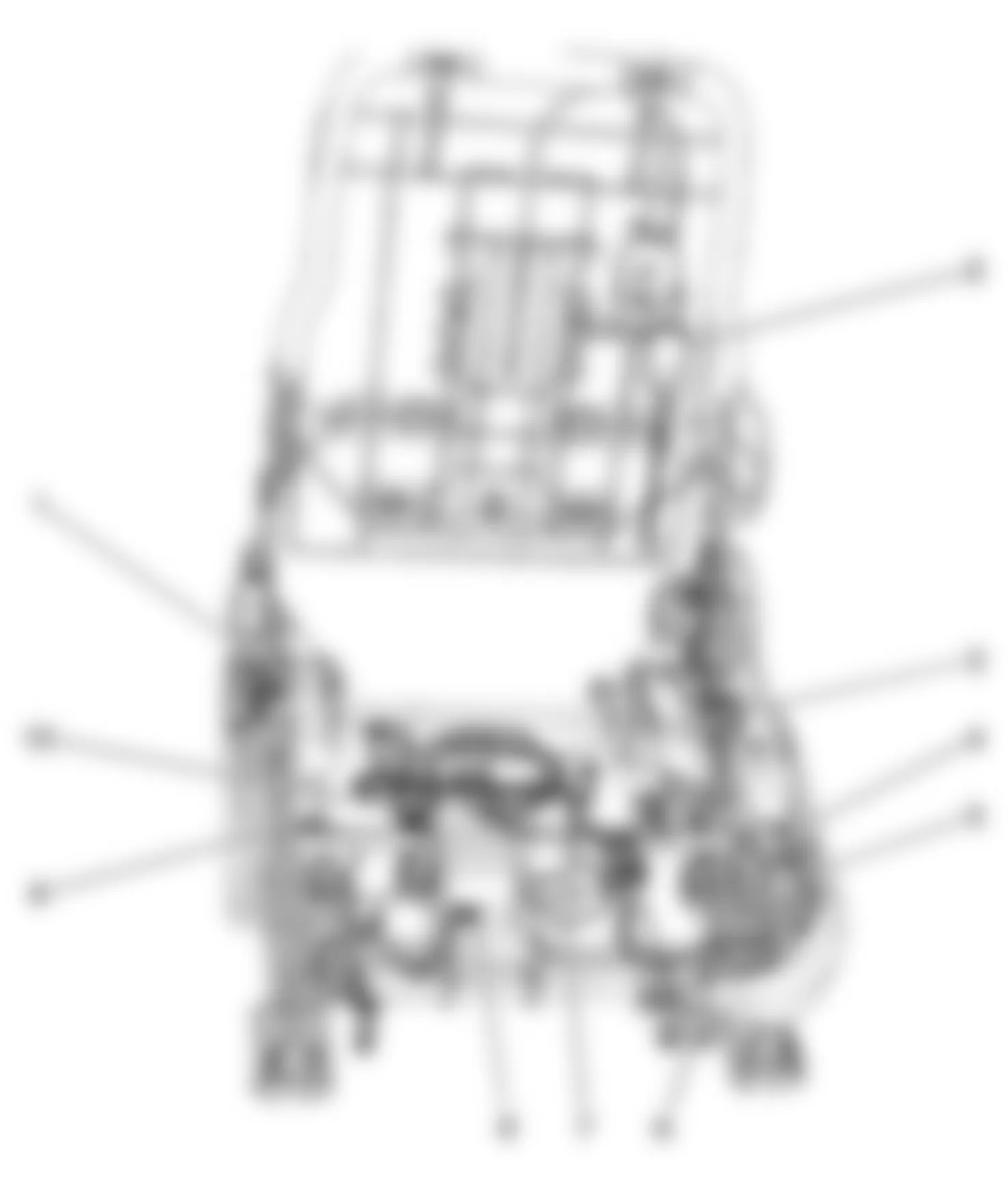 Buick Allure Super 2008 - Component Locations -  Drivers Seat