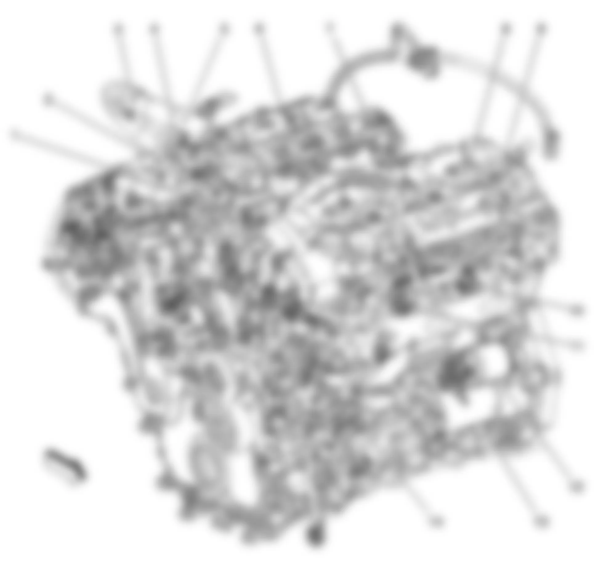 Buick Allure Super 2008 - Component Locations -  Front Of Engine (3.6L)