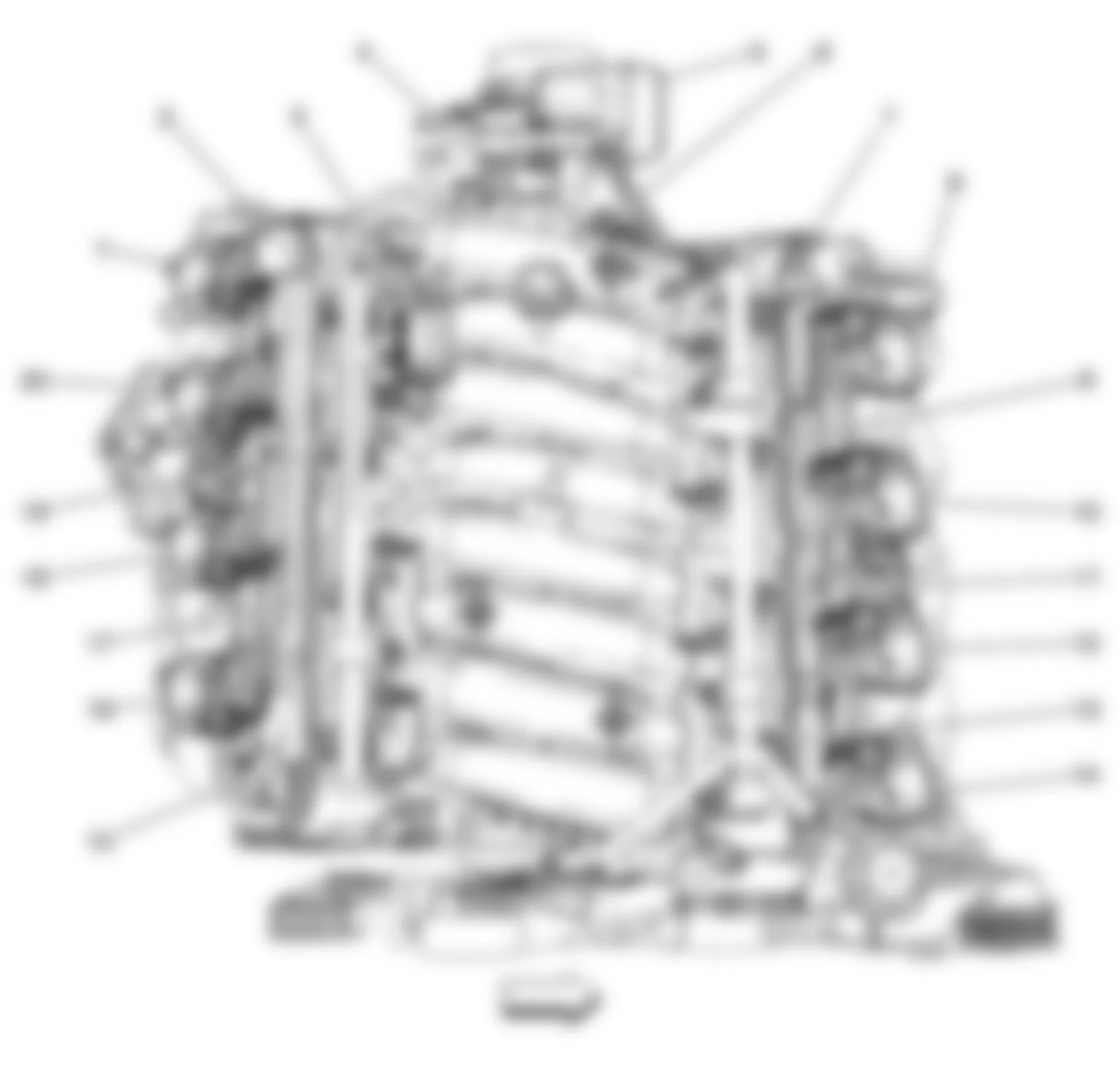 Buick Allure Super 2008 - Component Locations -  Top Of Engine (5.3L)