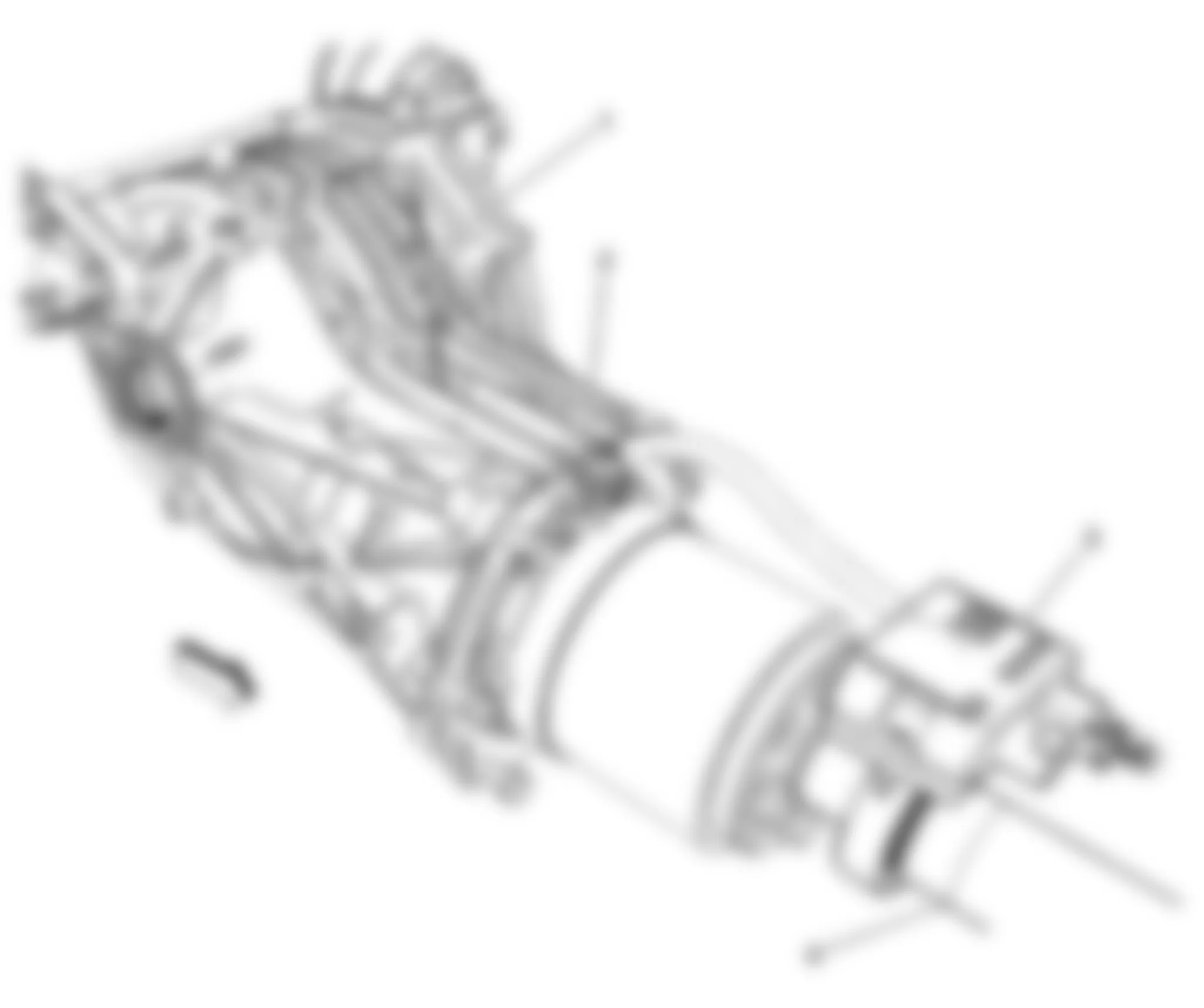 Buick Enclave CXL 2008 - Component Locations -  Under Rear Of Vehicle