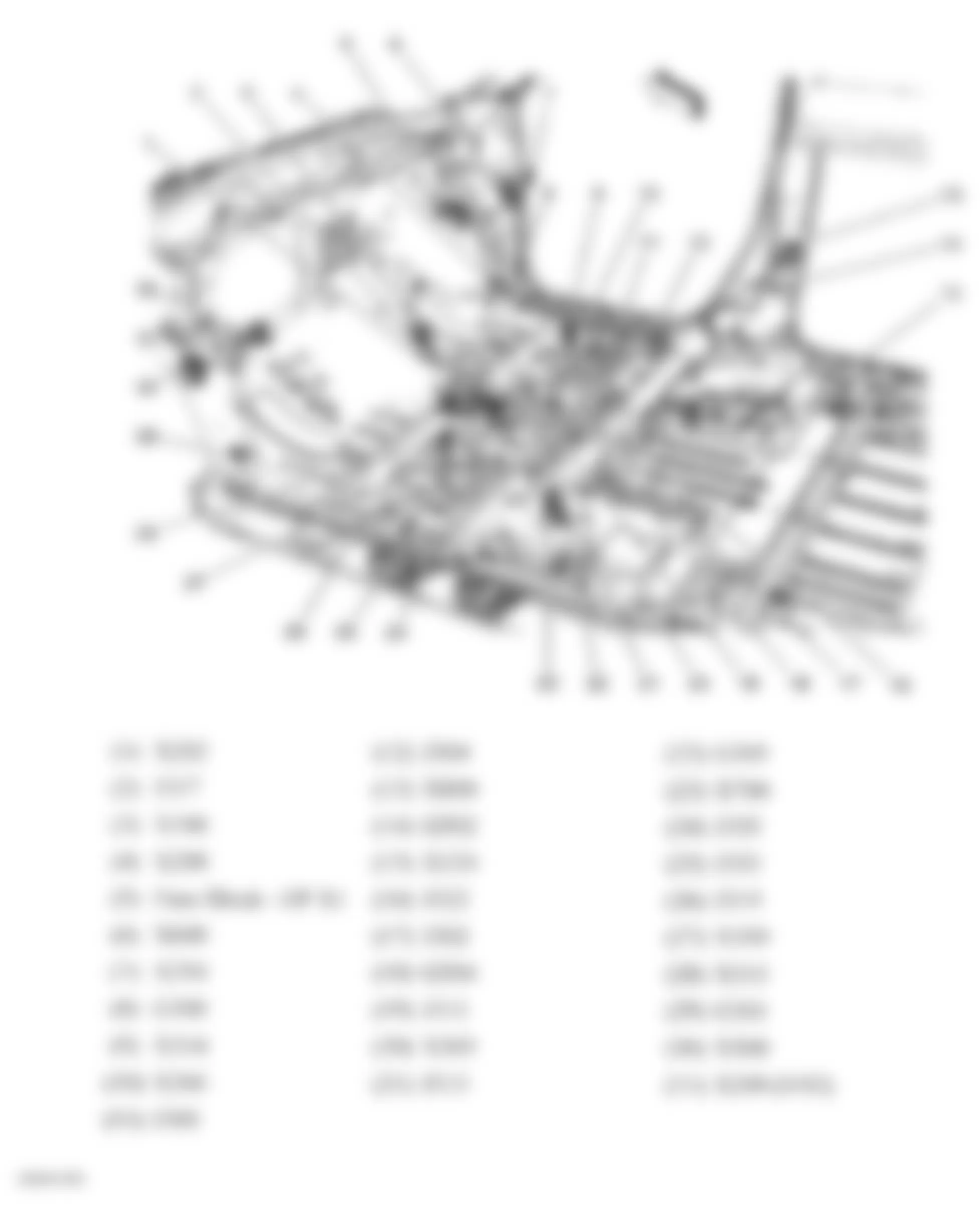 Buick Enclave CXL 2008 - Component Locations -  Passenger Compartment