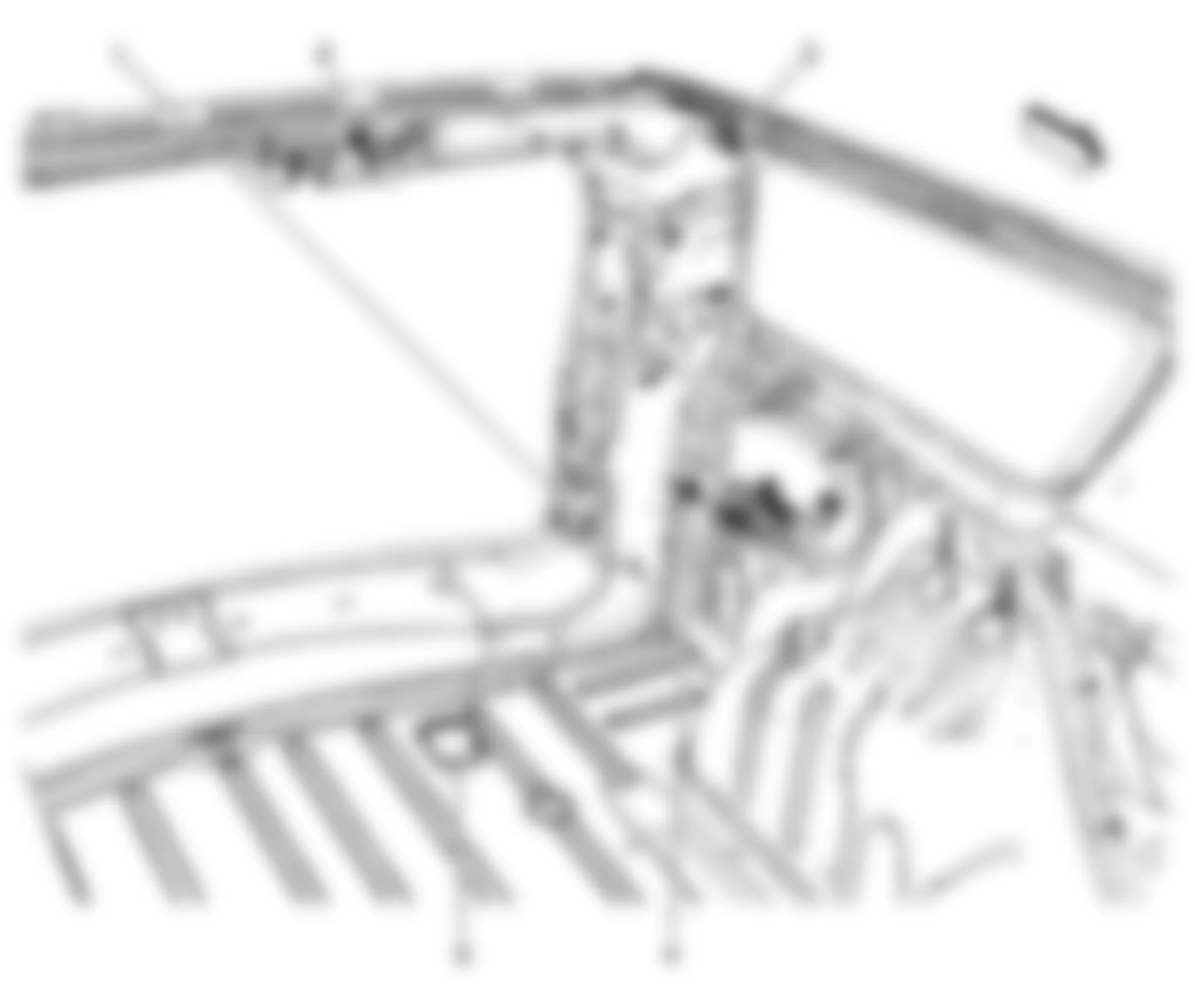 Buick Enclave CXL 2008 - Component Locations -  Left Rear Of Passenger Compartment