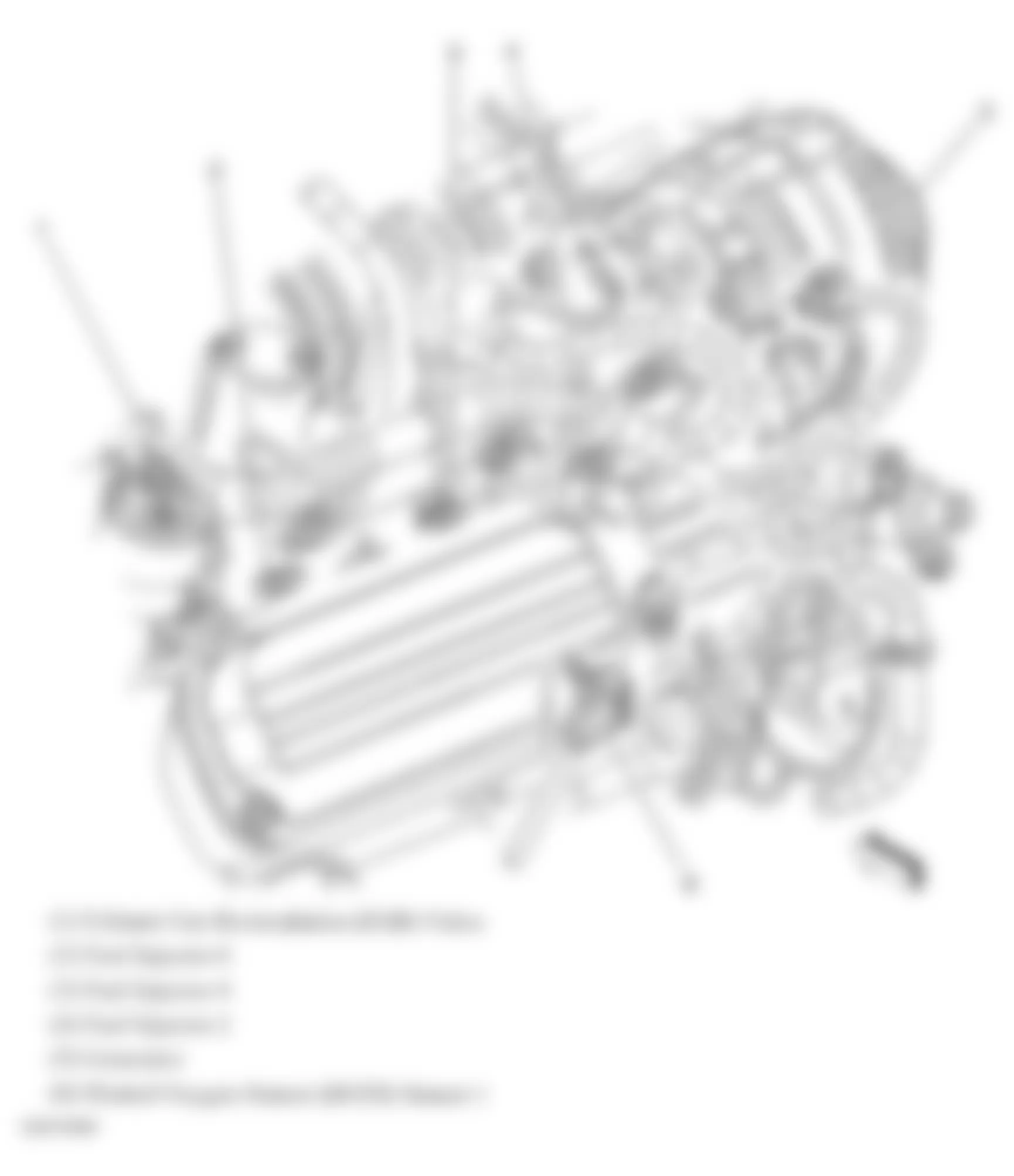Buick LaCrosse CX 2008 - Component Locations -  Left Rear Of Engine (3.8L)