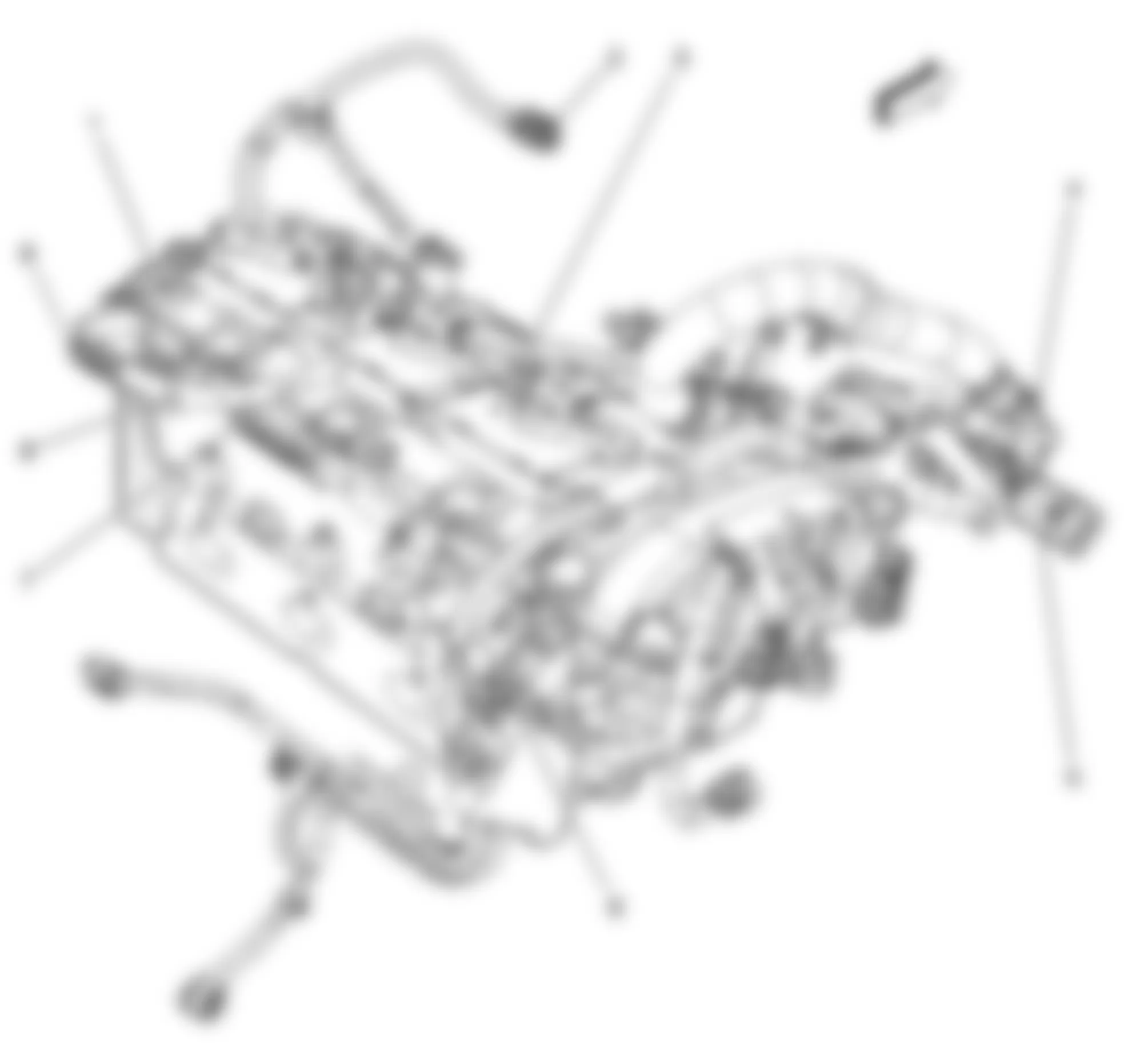 Buick LaCrosse CX 2008 - Component Locations -  Cylinder Head (3.6L)