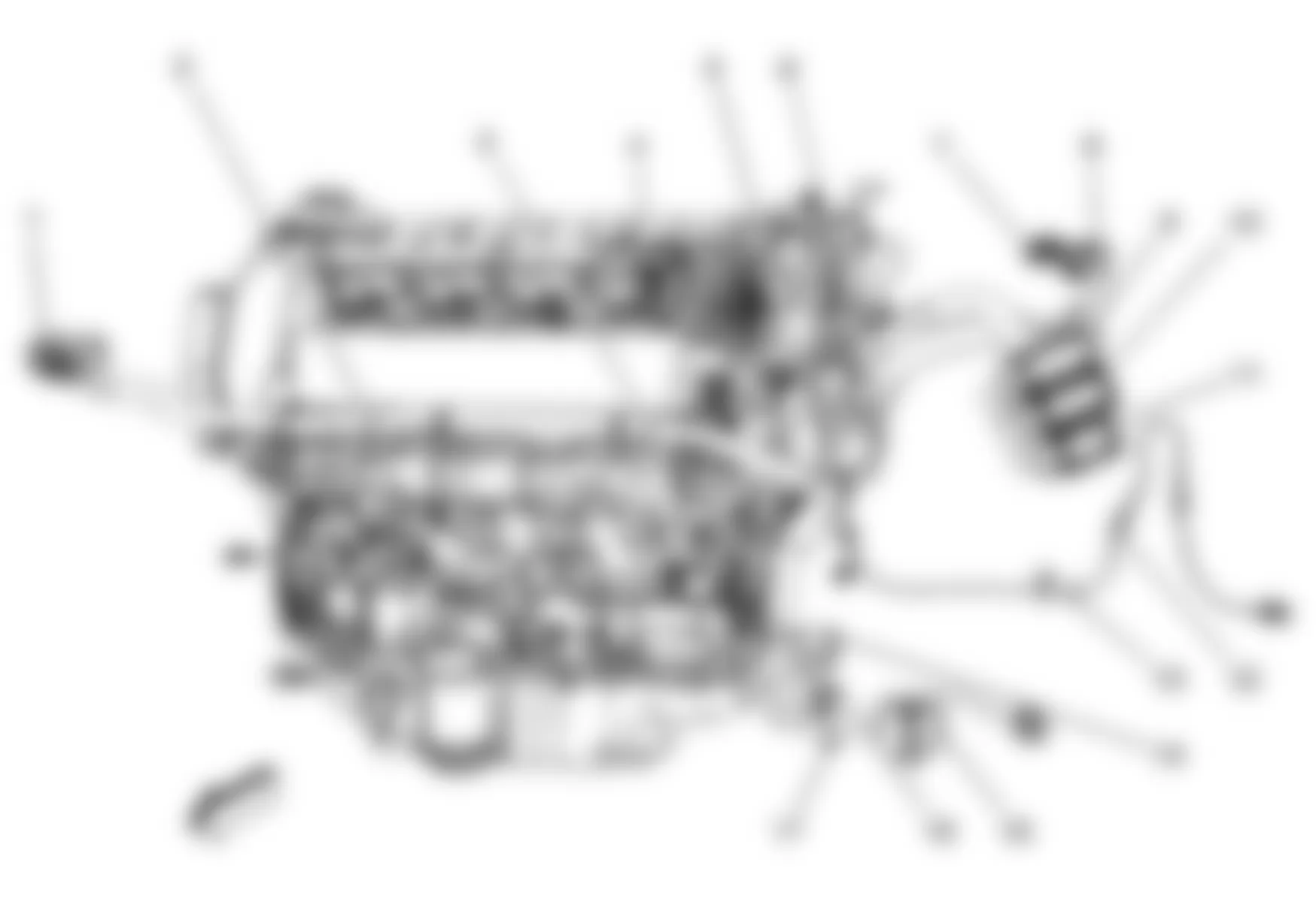 Buick Lucerne CXL 2008 - Component Locations -  Left Side Of Engine (4.6L)