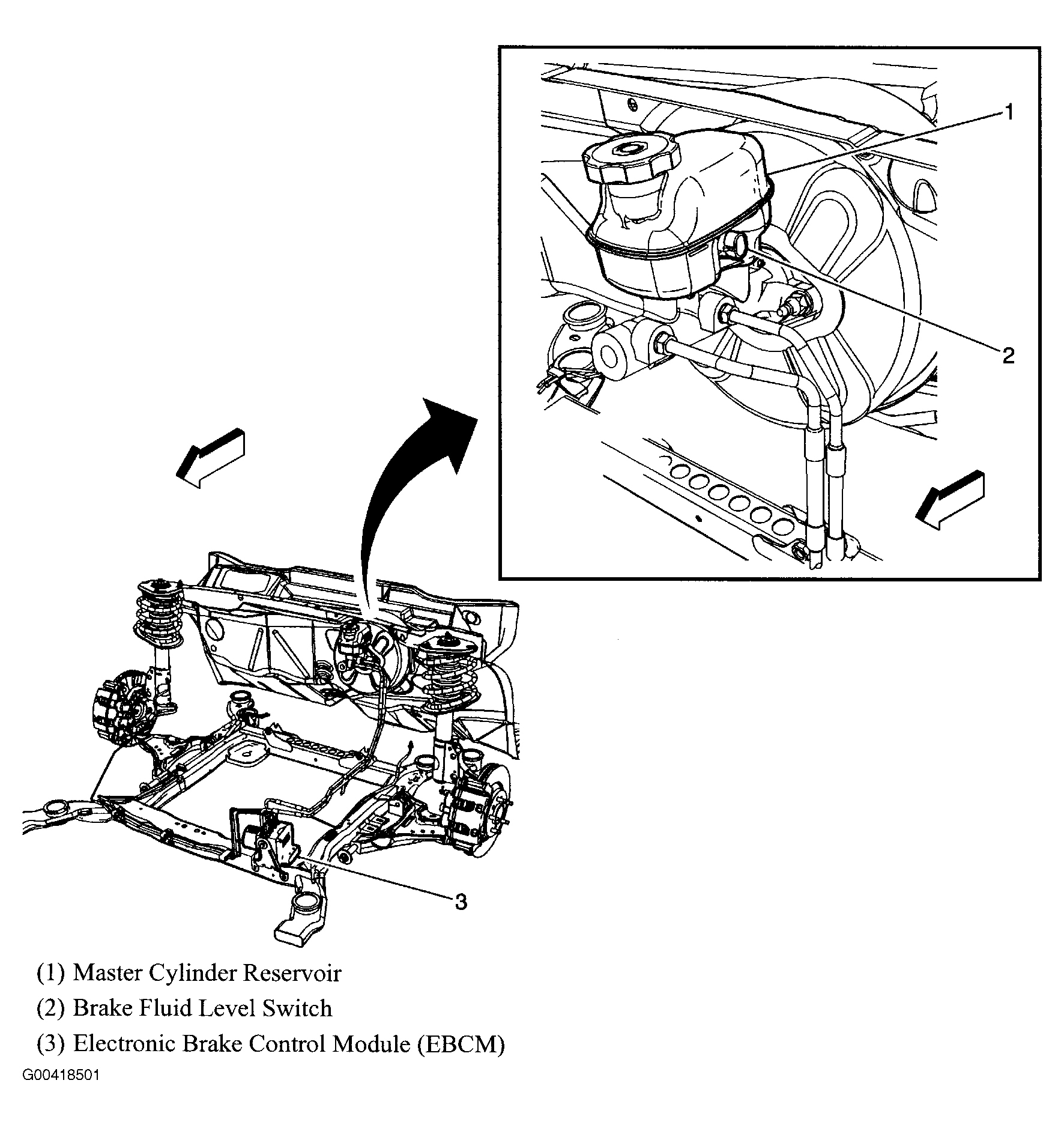 Buick Lucerne Super 2008 - Component Locations -  Engine Compartment