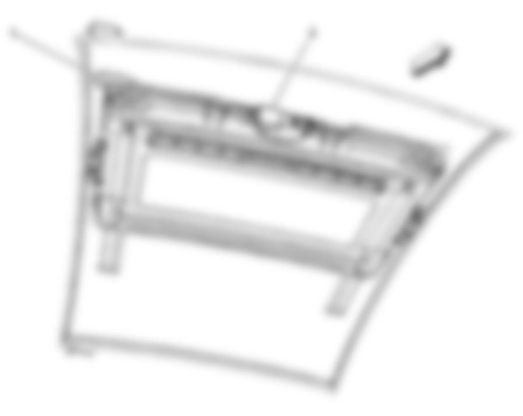 Buick LaCrosse CXL 2009 - Component Locations -  Power Roof Components