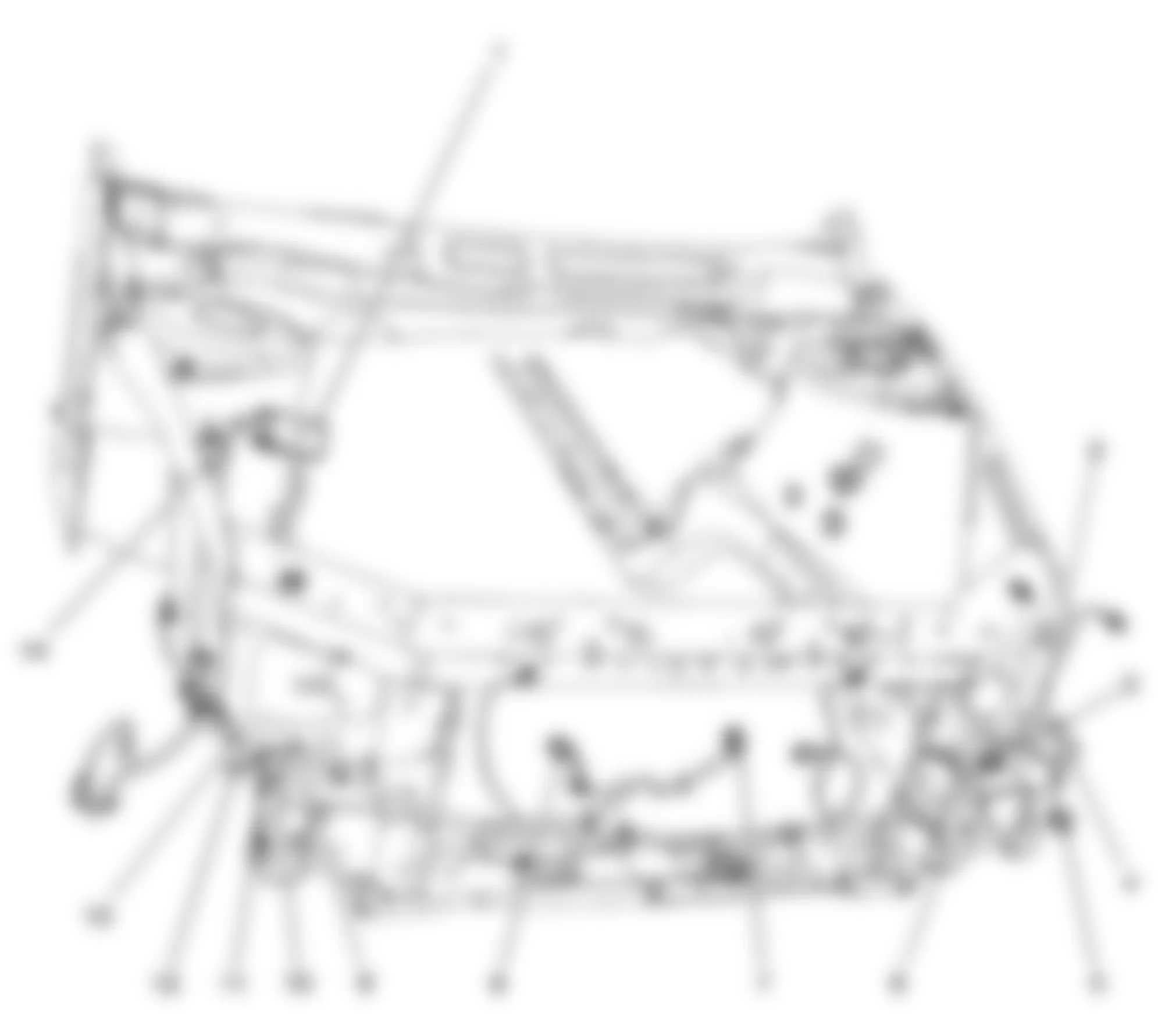 Buick LaCrosse CXL 2009 - Component Locations -  Front Of Vehicle
