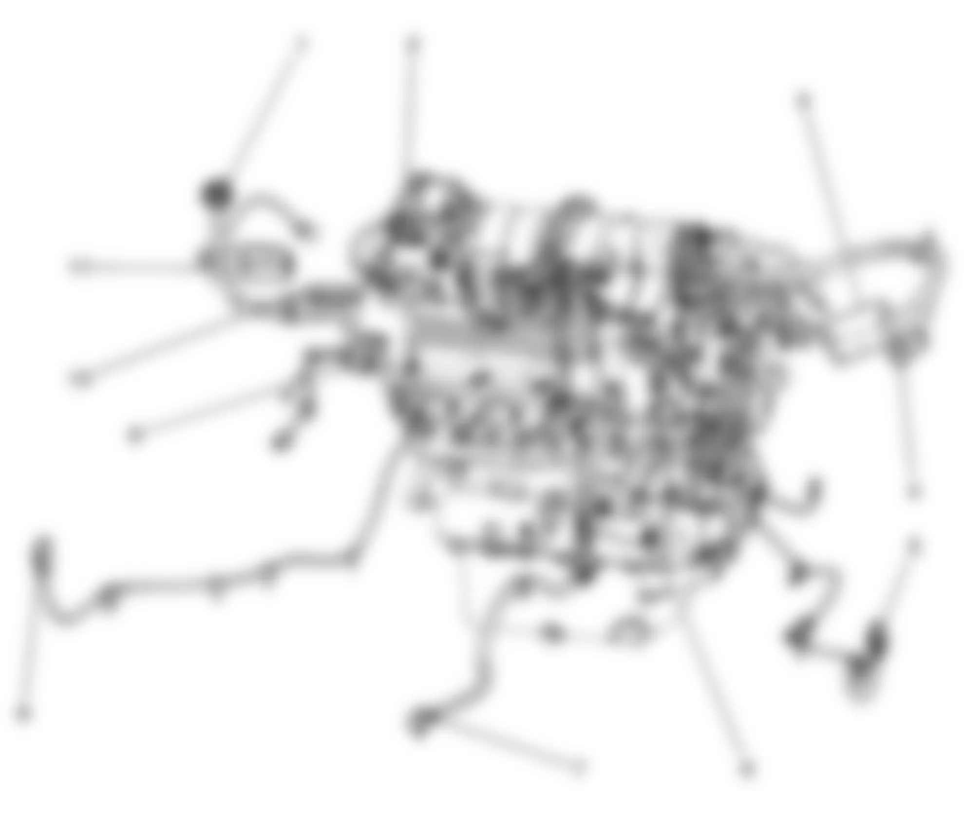 Buick LaCrosse CXL 2009 - Component Locations -  Rear Of Engine (3.8L)