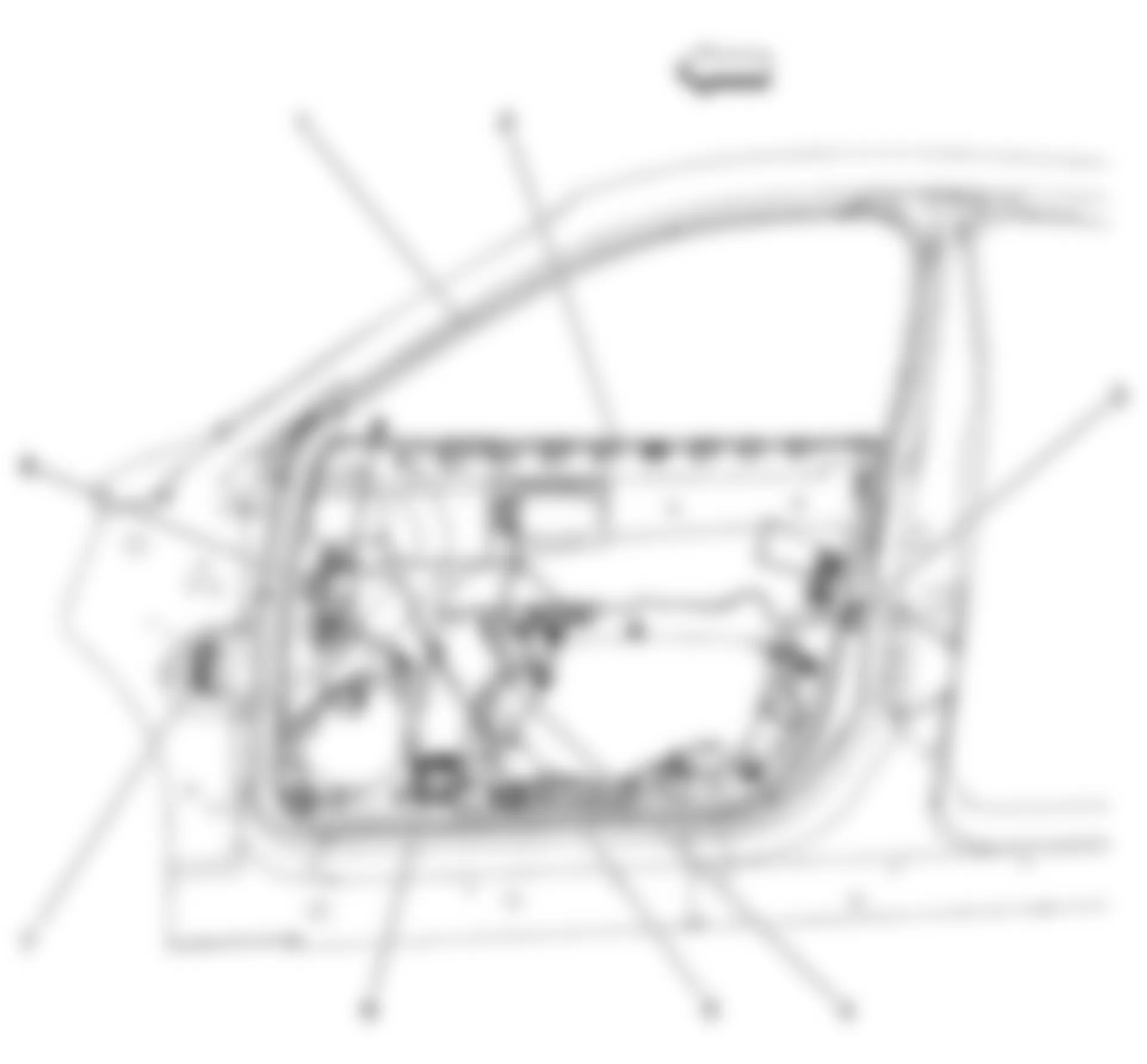 Buick LaCrosse CXL 2009 - Component Locations -  Drivers Door