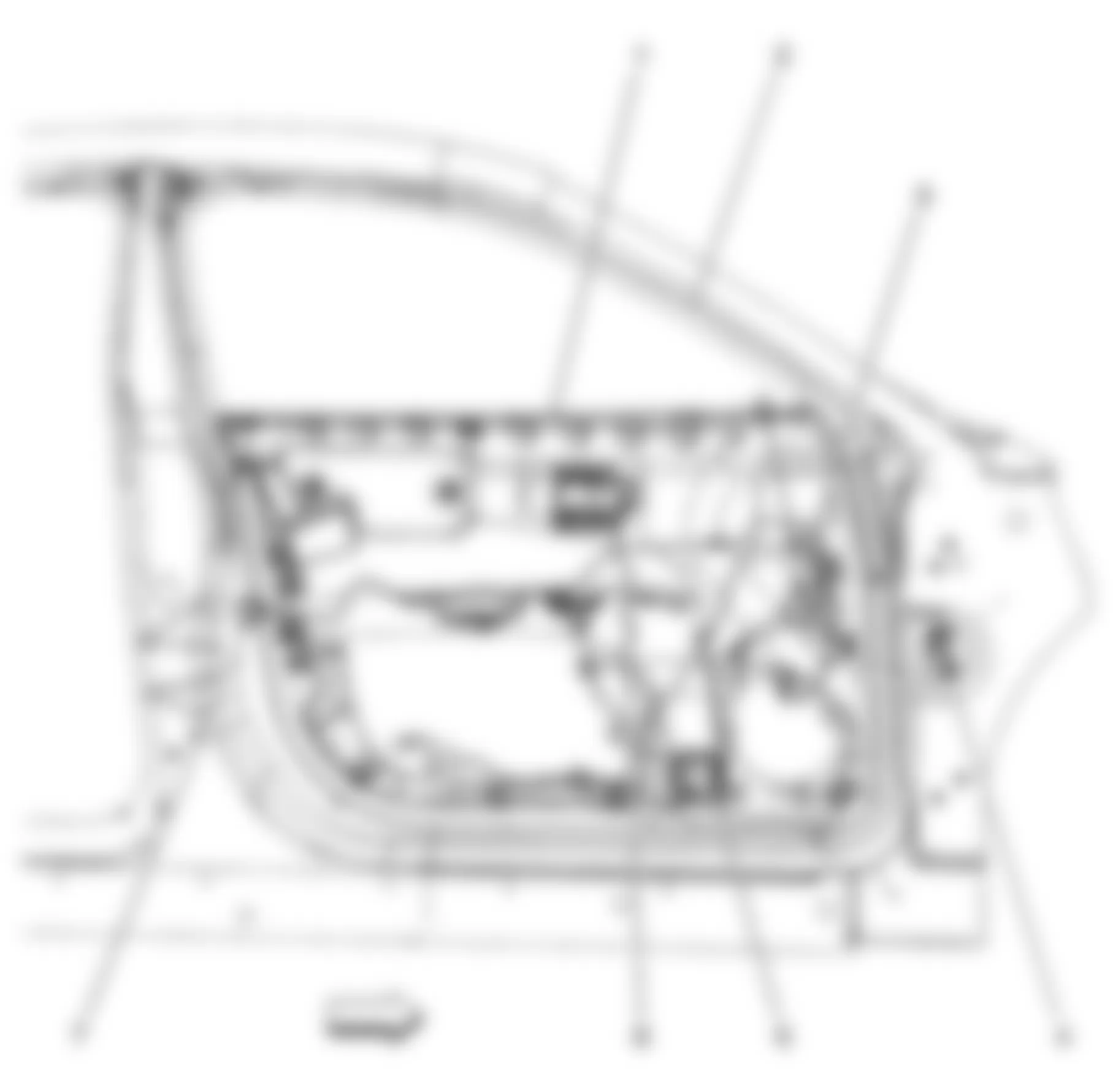 Buick LaCrosse CXL 2009 - Component Locations -  Front Passengers Door