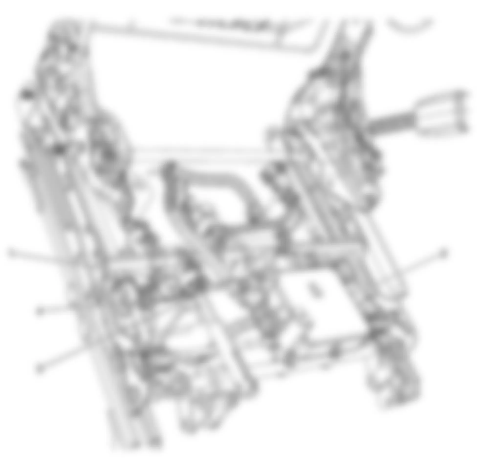 Buick LaCrosse CXL 2009 - Component Locations -  Passenger Seat