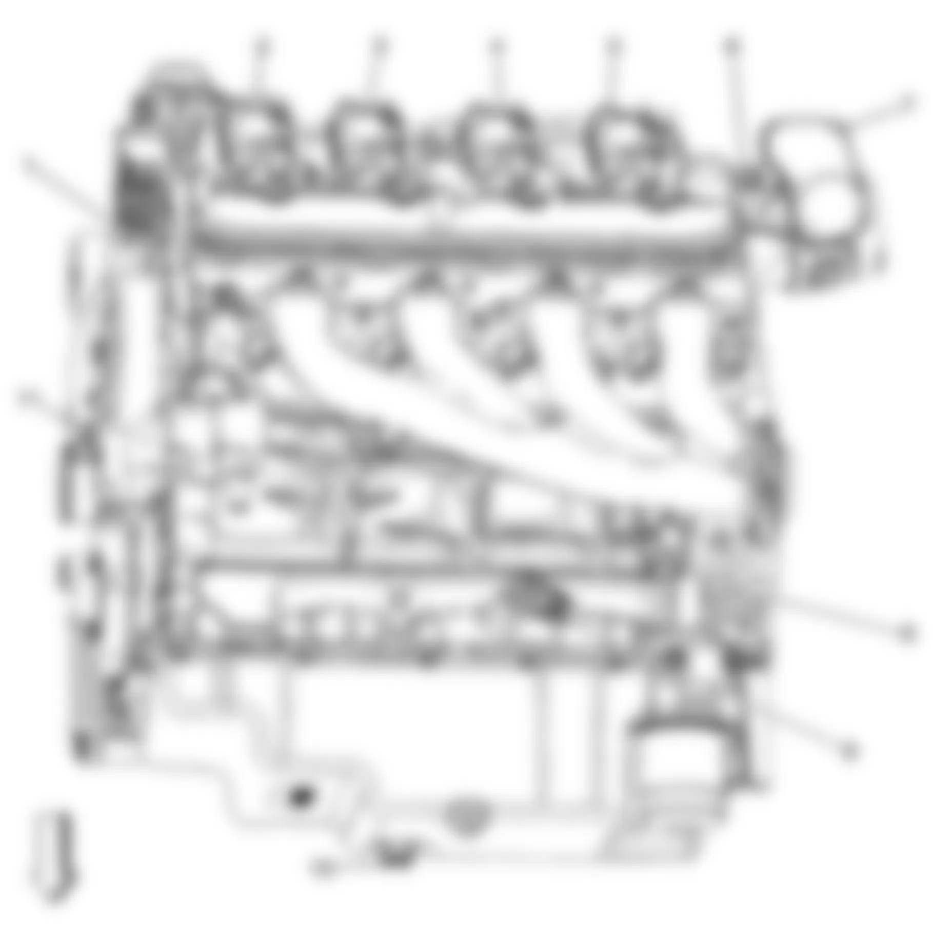 Buick LaCrosse CXL 2009 - Component Locations -  Left Side Of Engine (5.3L)