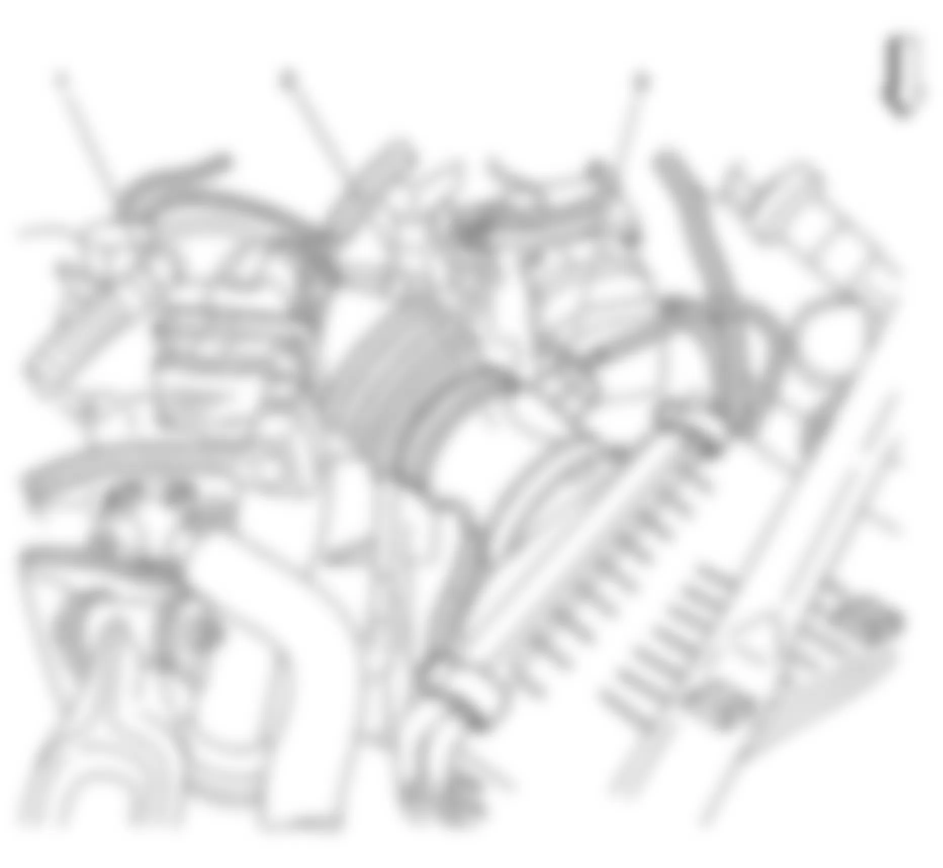 Buick LaCrosse CXL 2009 - Component Locations -  Top Rear Of Engine (5.3L)