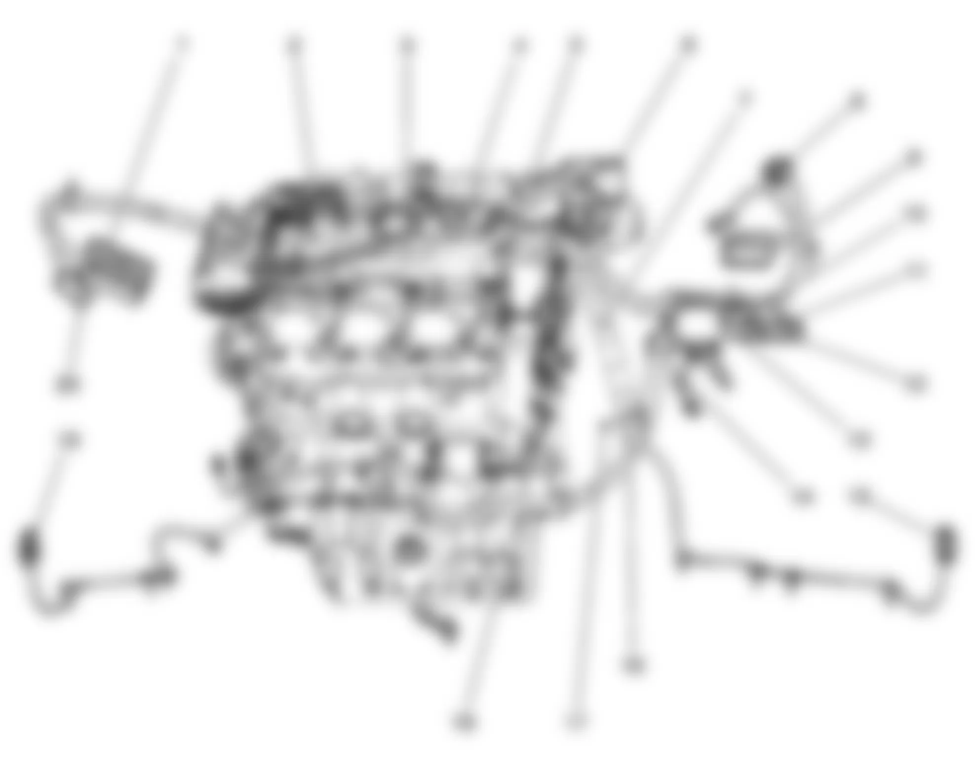 Buick LaCrosse CXL 2009 - Component Locations -  Engine (3.8L)