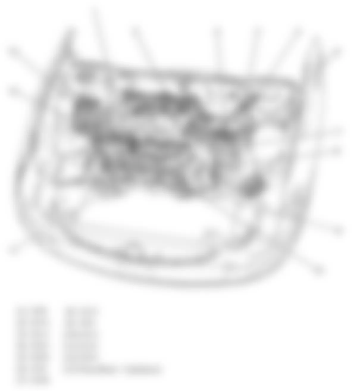 Buick LaCrosse CXL 2009 - Component Locations -  Engine Harness (5.3L)