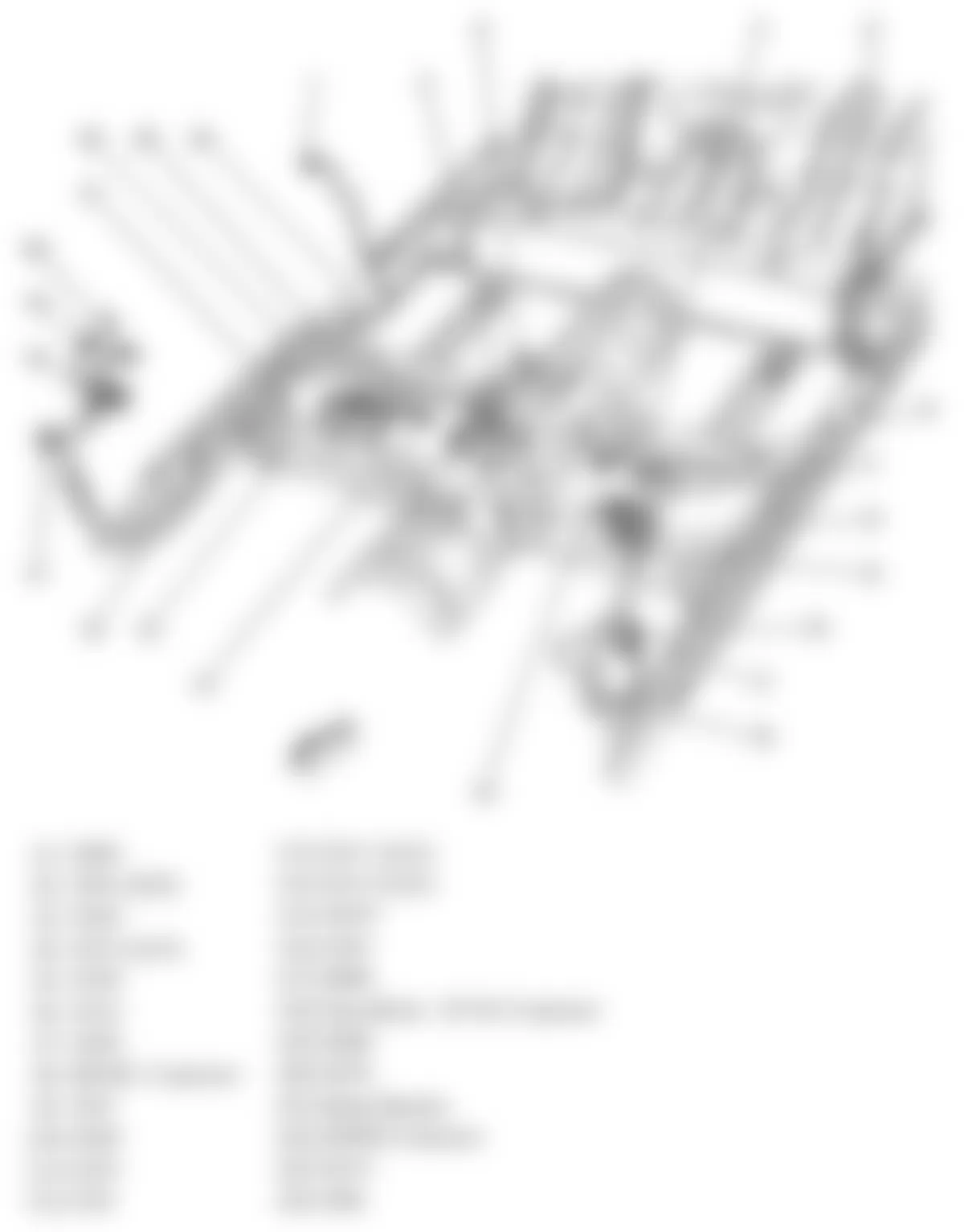 Buick LaCrosse CXL 2009 - Component Locations -  Front Of Passenger Compartment