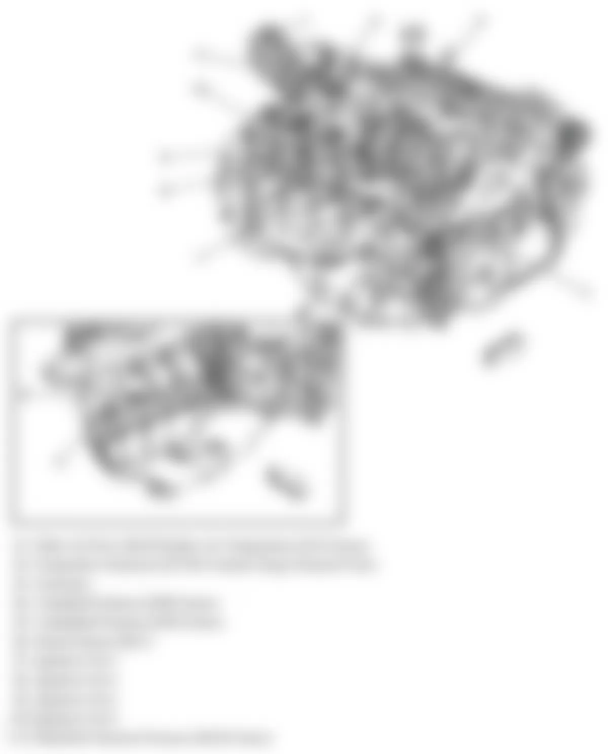 Buick LaCrosse CXL 2009 - Component Locations -  Engine (5.3L)
